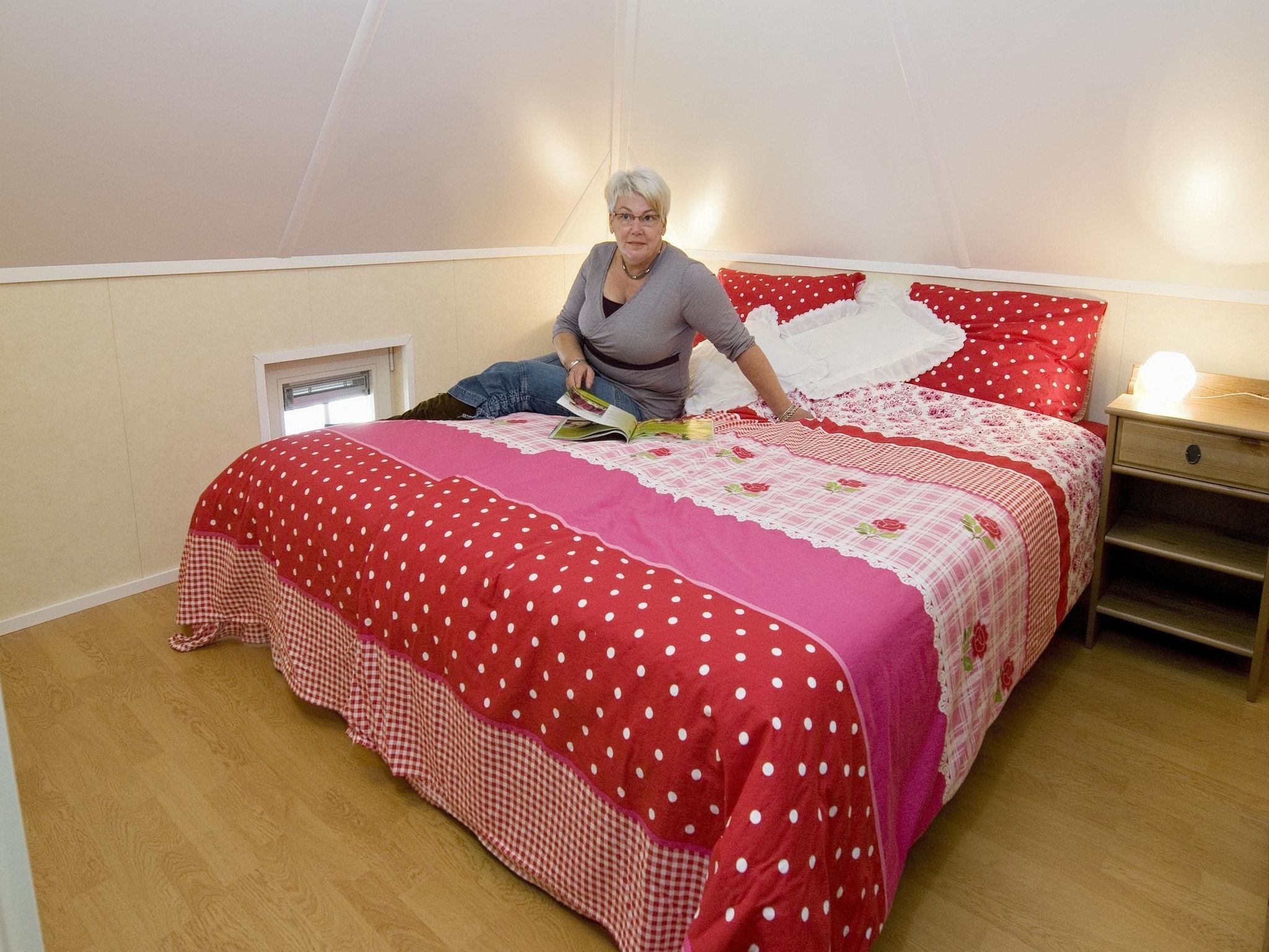 Een slaapkamer van De Grimberghoeve 2 in Notter