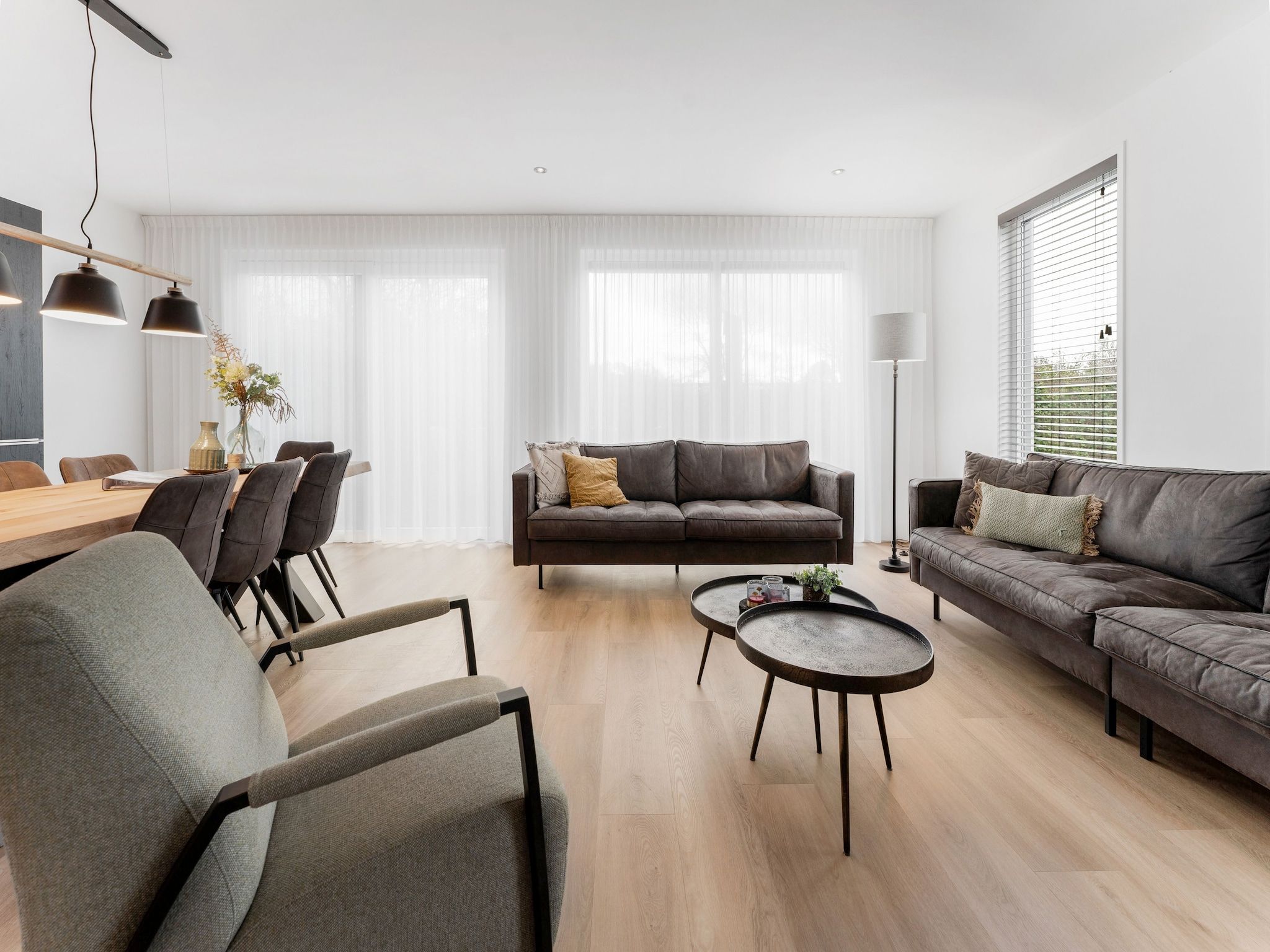 De woonkamer van So What 37A in De Koog Texel