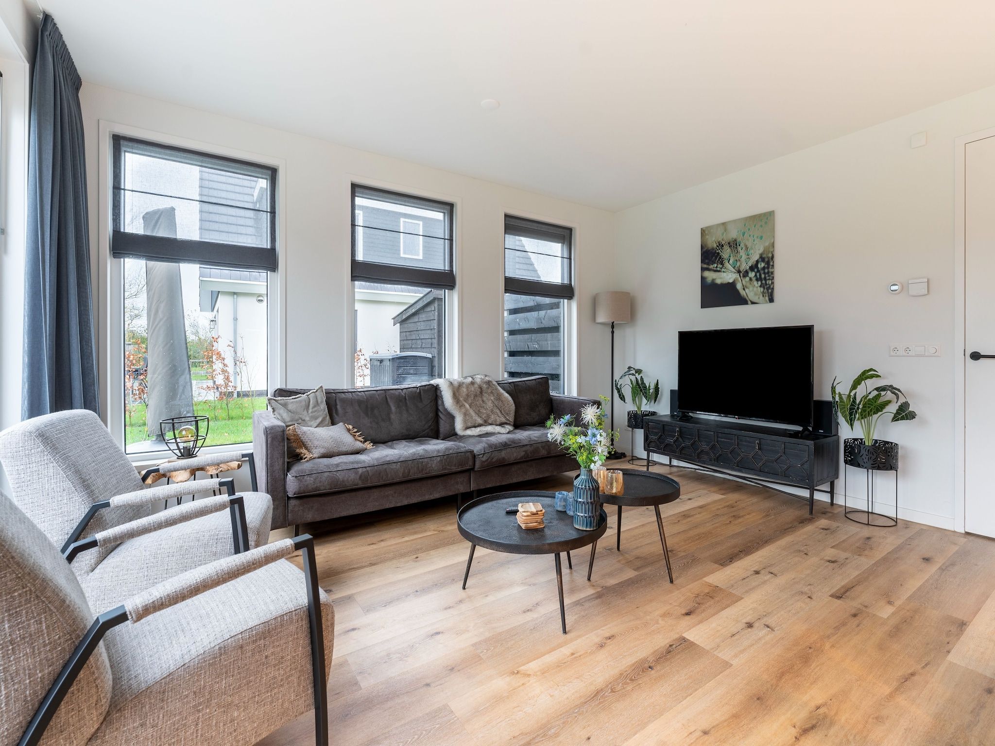 De woonkamer van So What 41 in De Koog Texel