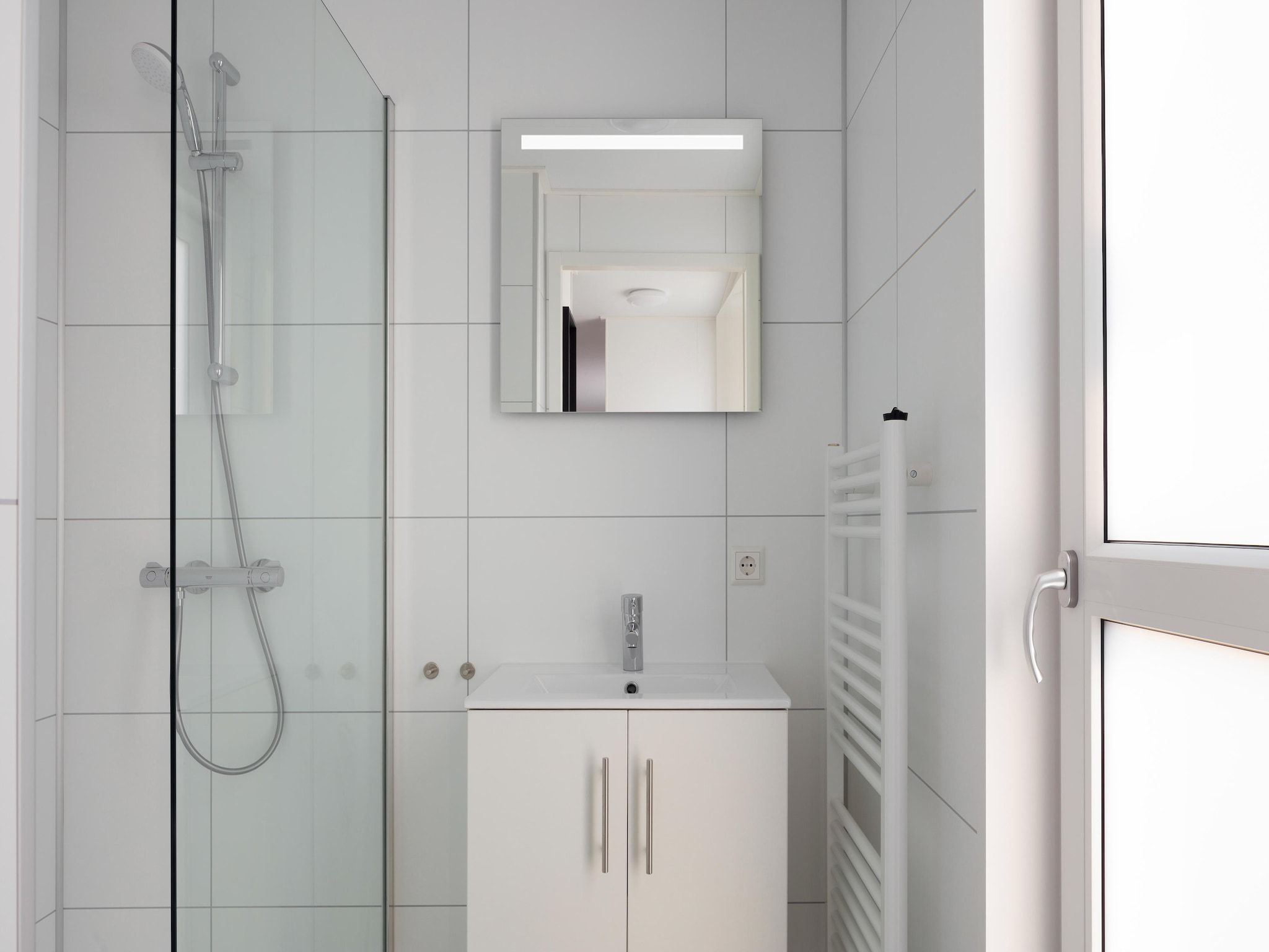 De badkamer van Beach Resort Nieuwvliet-Bad 13 in Nieuwvliet-Bad