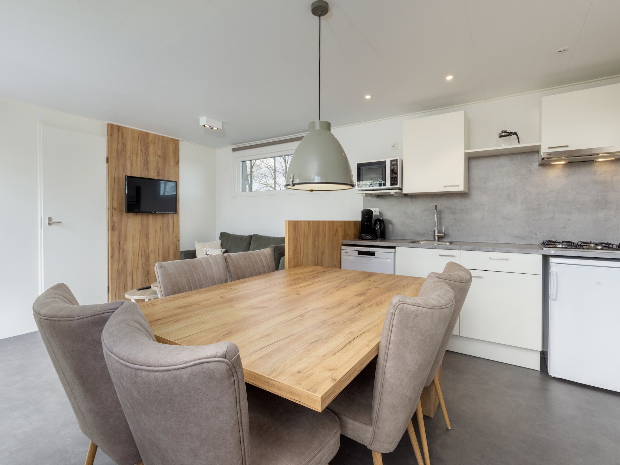 De keuken van Hunzepark 13 in Gasselternijveen