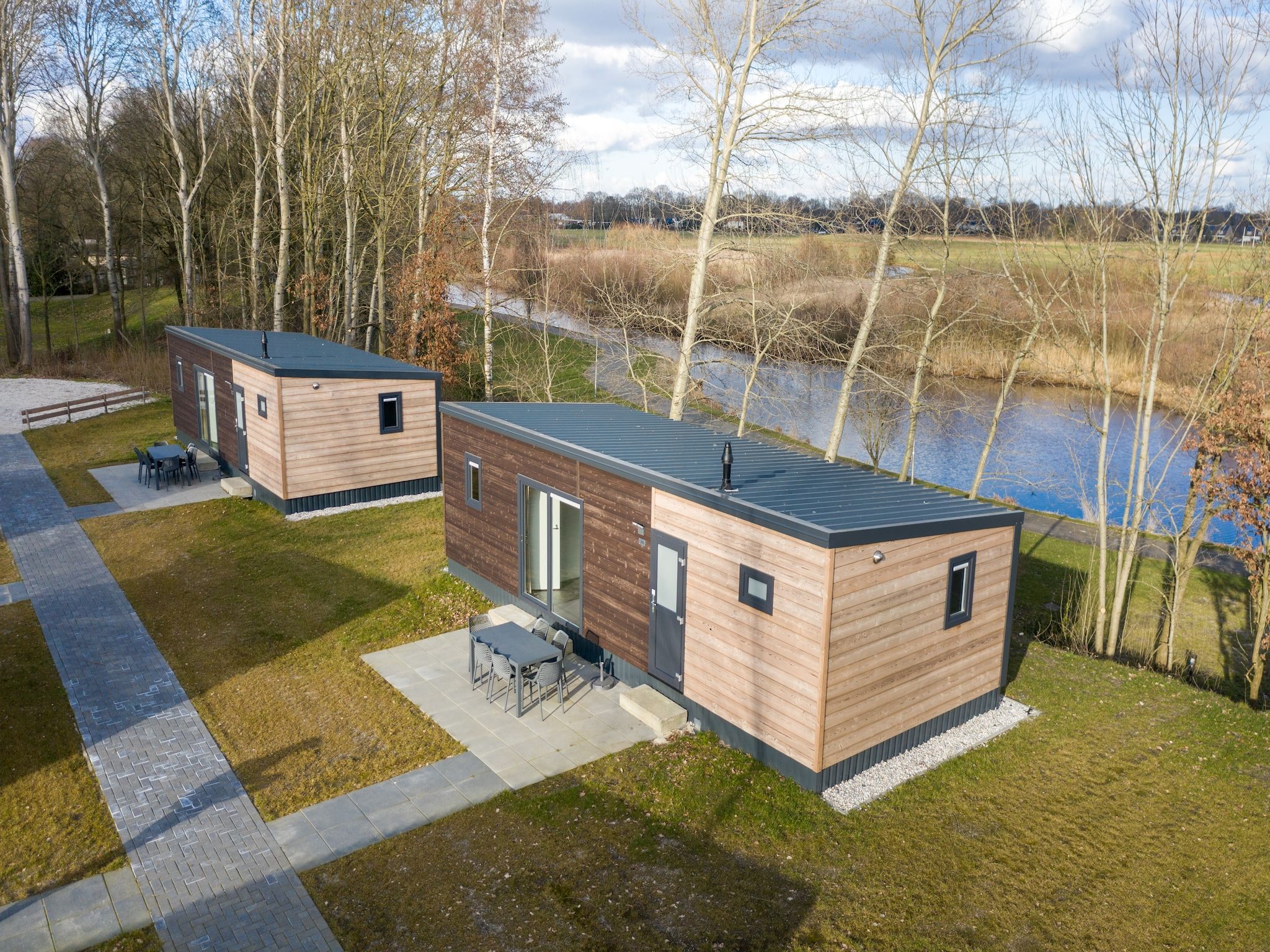 De buitenkant van Hunzepark 13 in Gasselternijveen