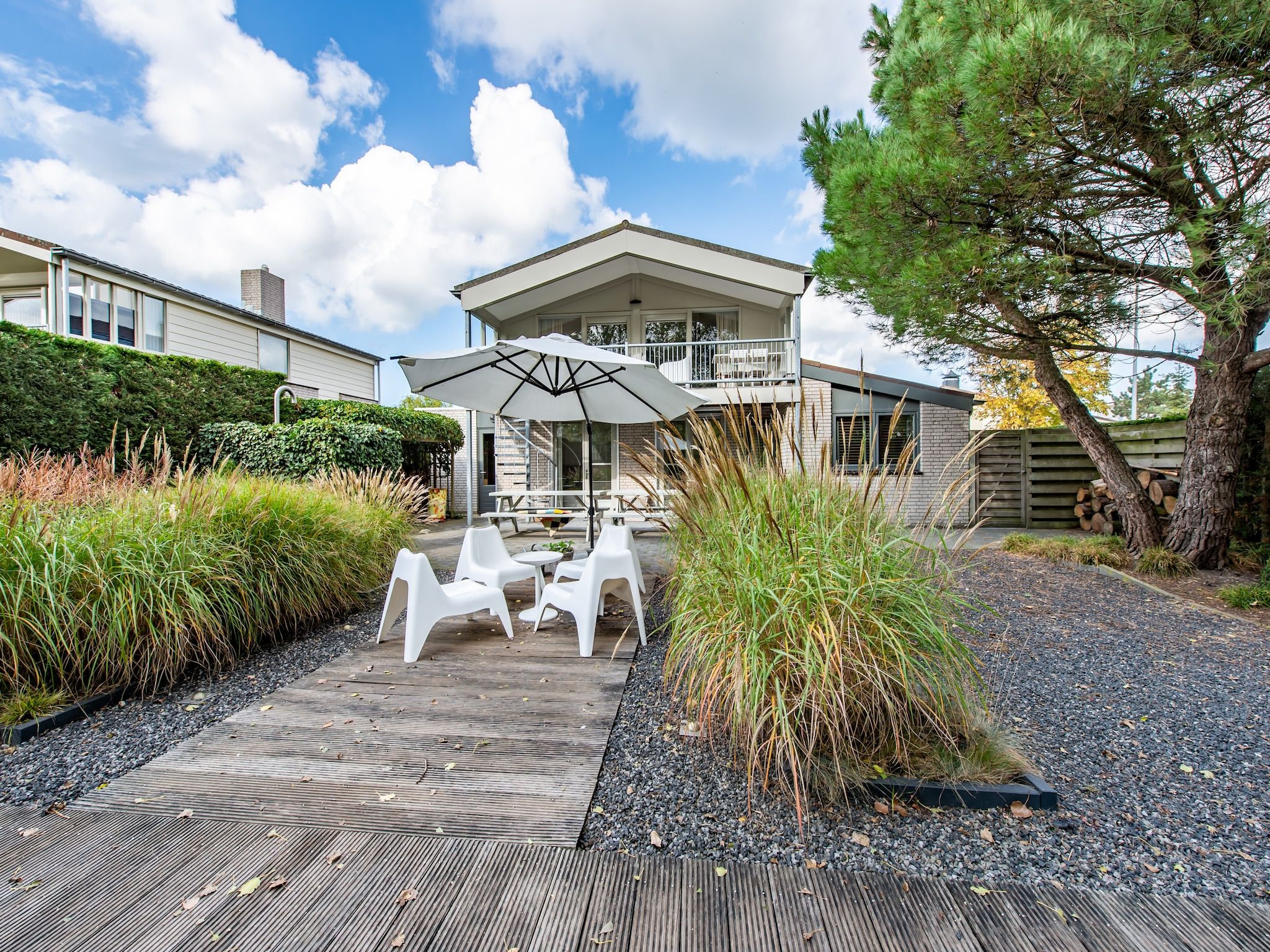 De tuin van Ostrea 146 in Kamperland