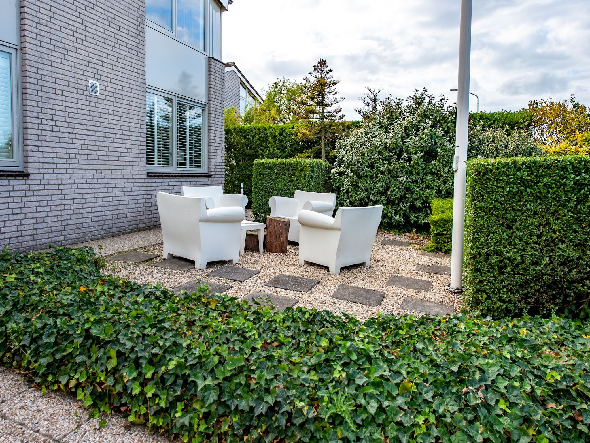 Het terras van Ostrea 146 in Kamperland