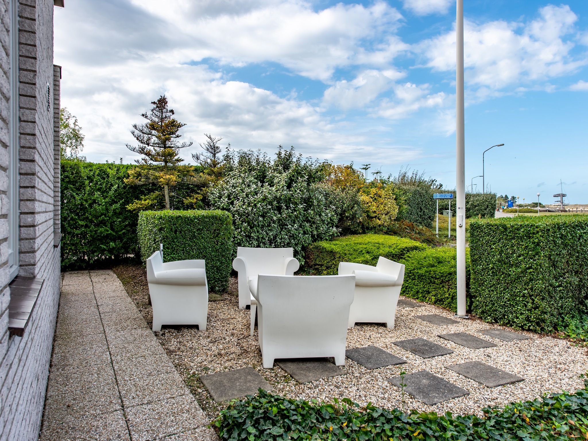 Het terras van Ostrea 146 in Kamperland