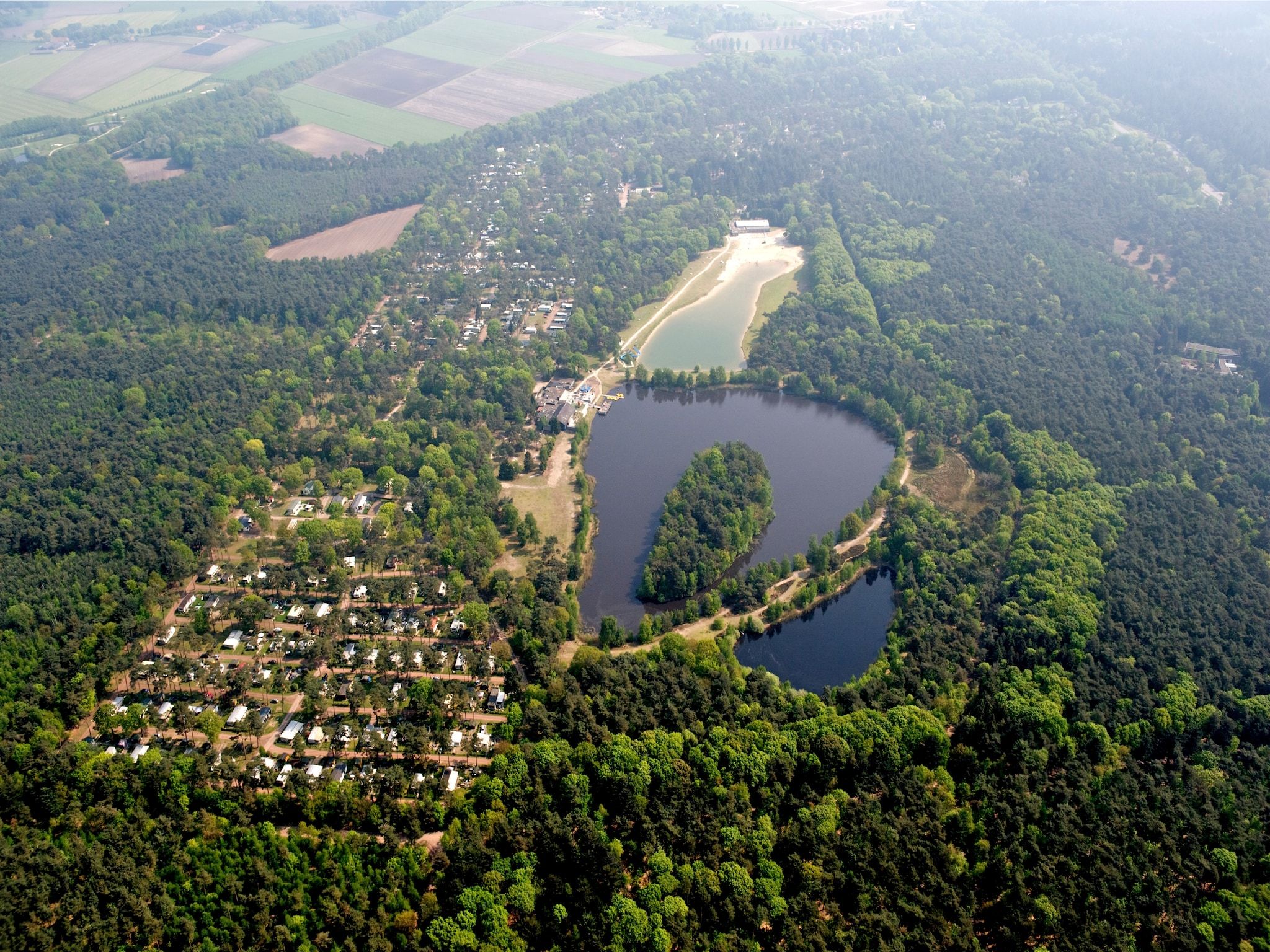 De omgeving van Bospark 't Wolfsven 11 in Mierlo