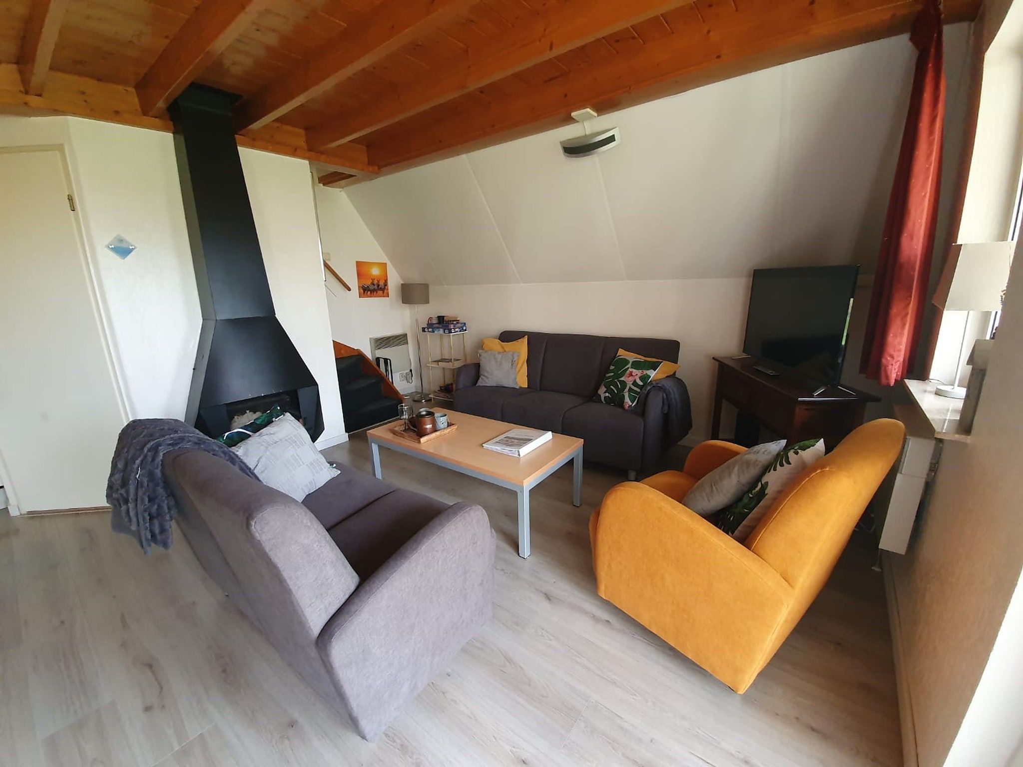 De woonkamer van Boslaan 1 in Gramsbergen