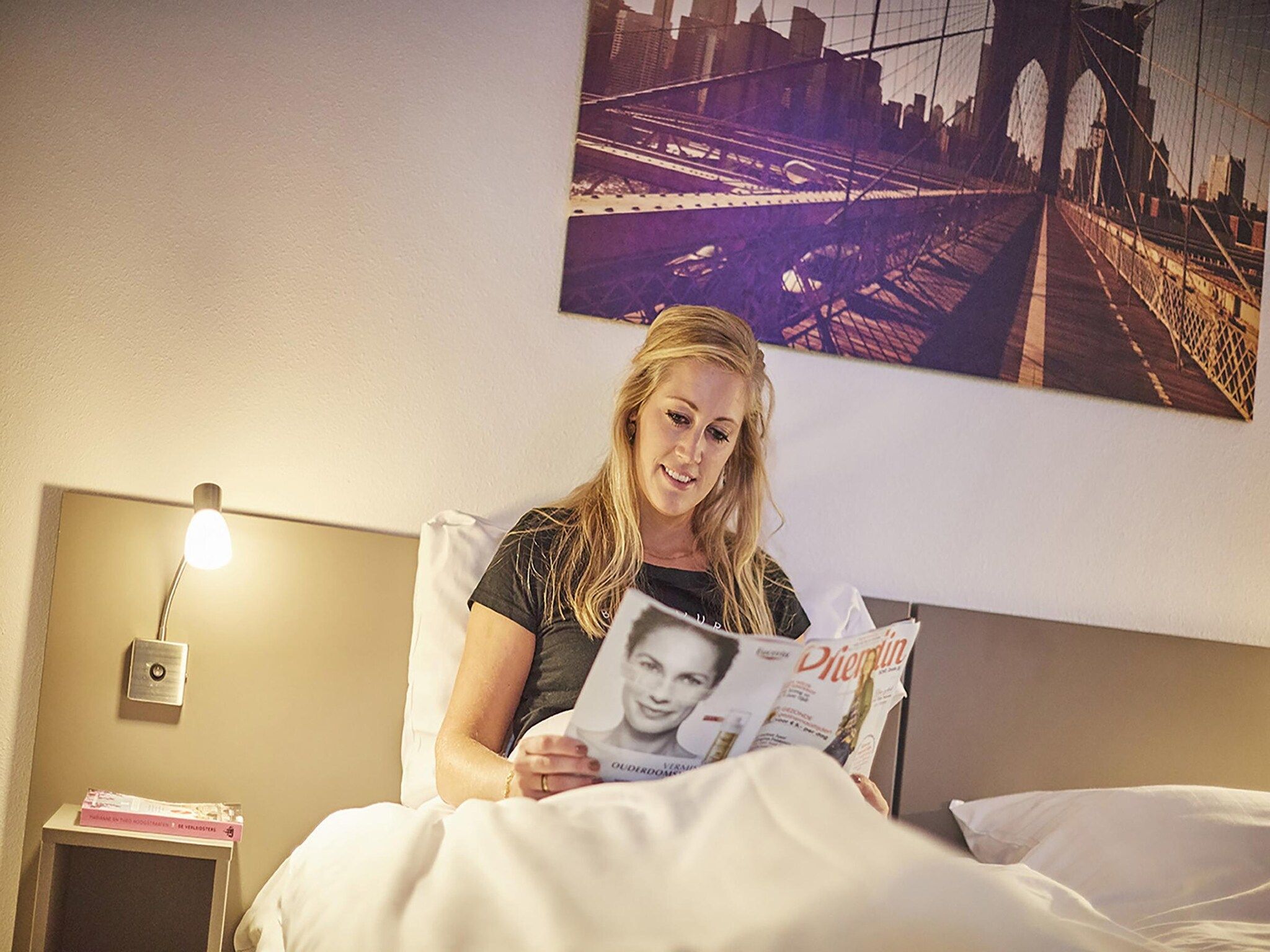 Een slaapkamer van Buitenhof De Leistert 30 in Roggel