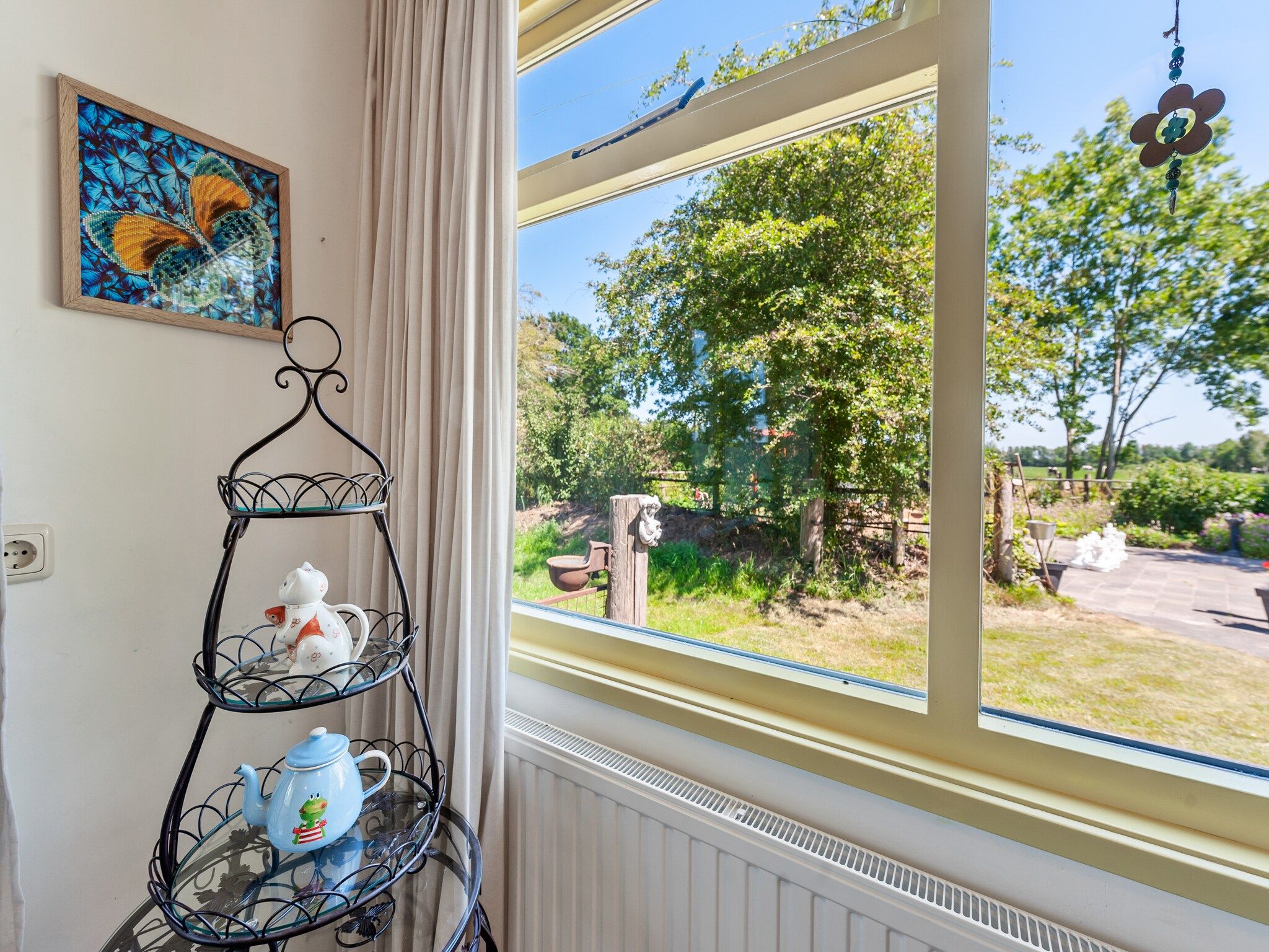 Het uitzicht vanaf De Welp in Eastermar