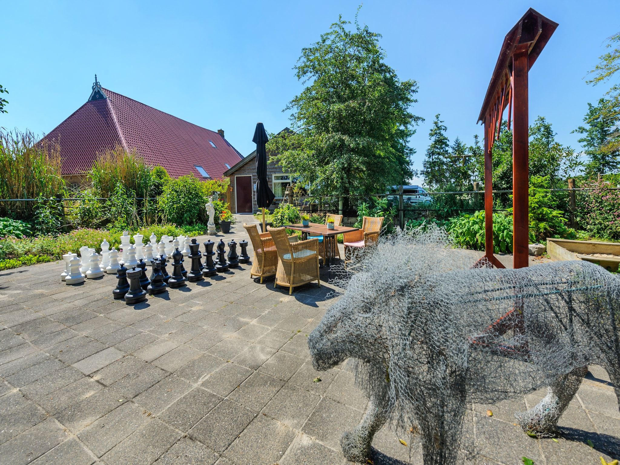 De tuin van De Welp in Eastermar