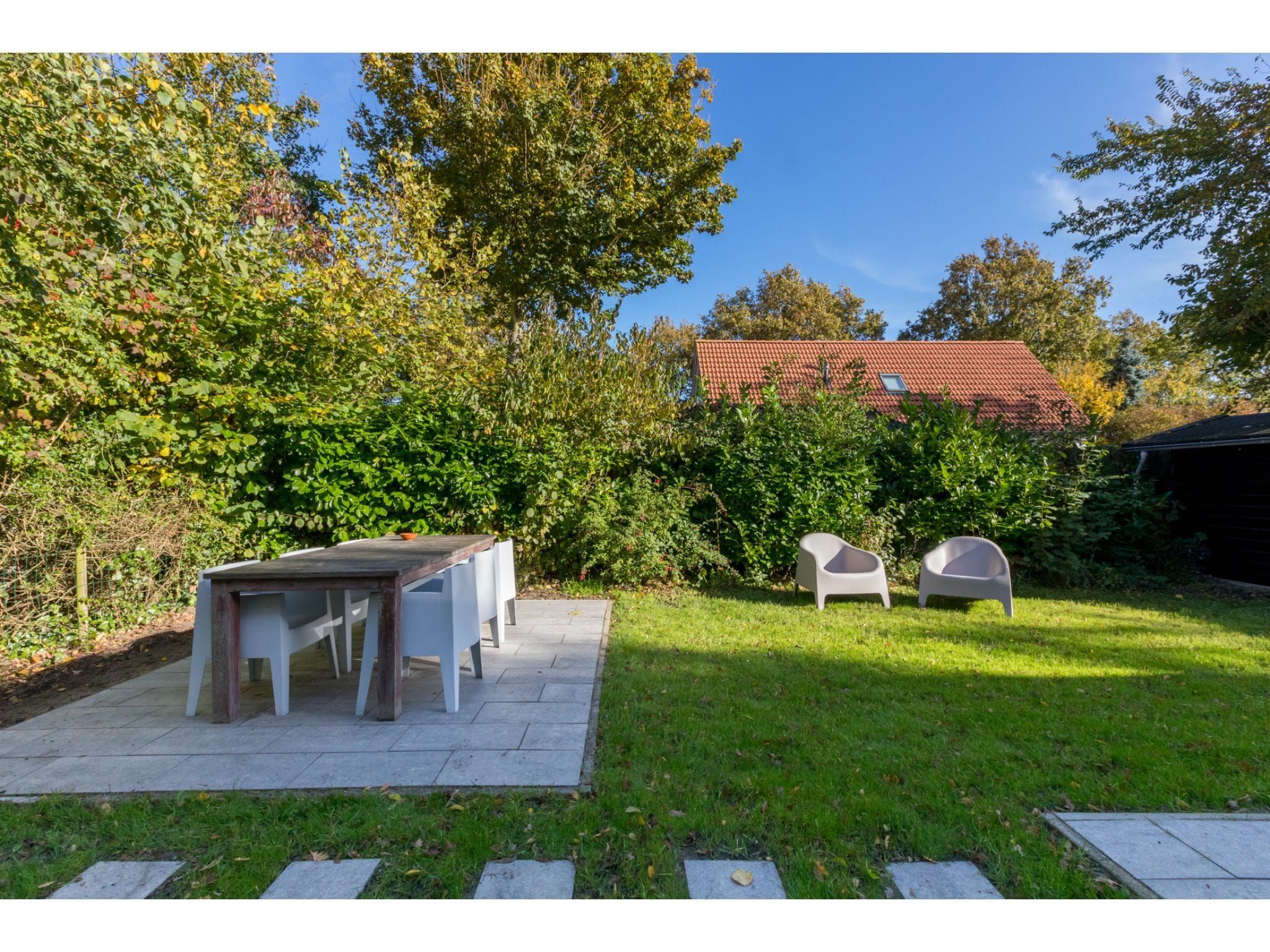 De tuin van Oosterpark 76 - Oostkapelle in Oostkapelle