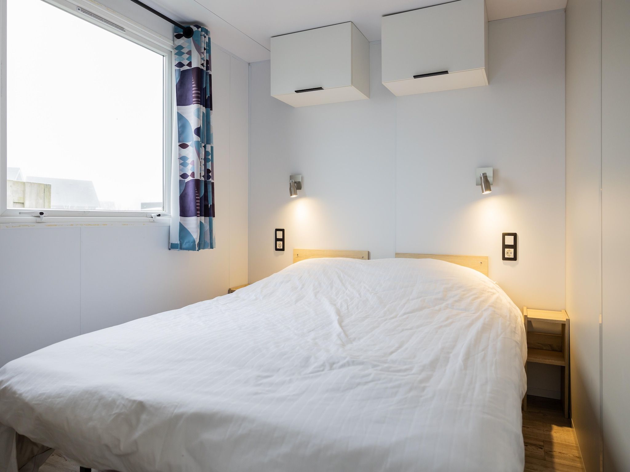 Een slaapkamer van Chalet Hilda in De Veenhoop