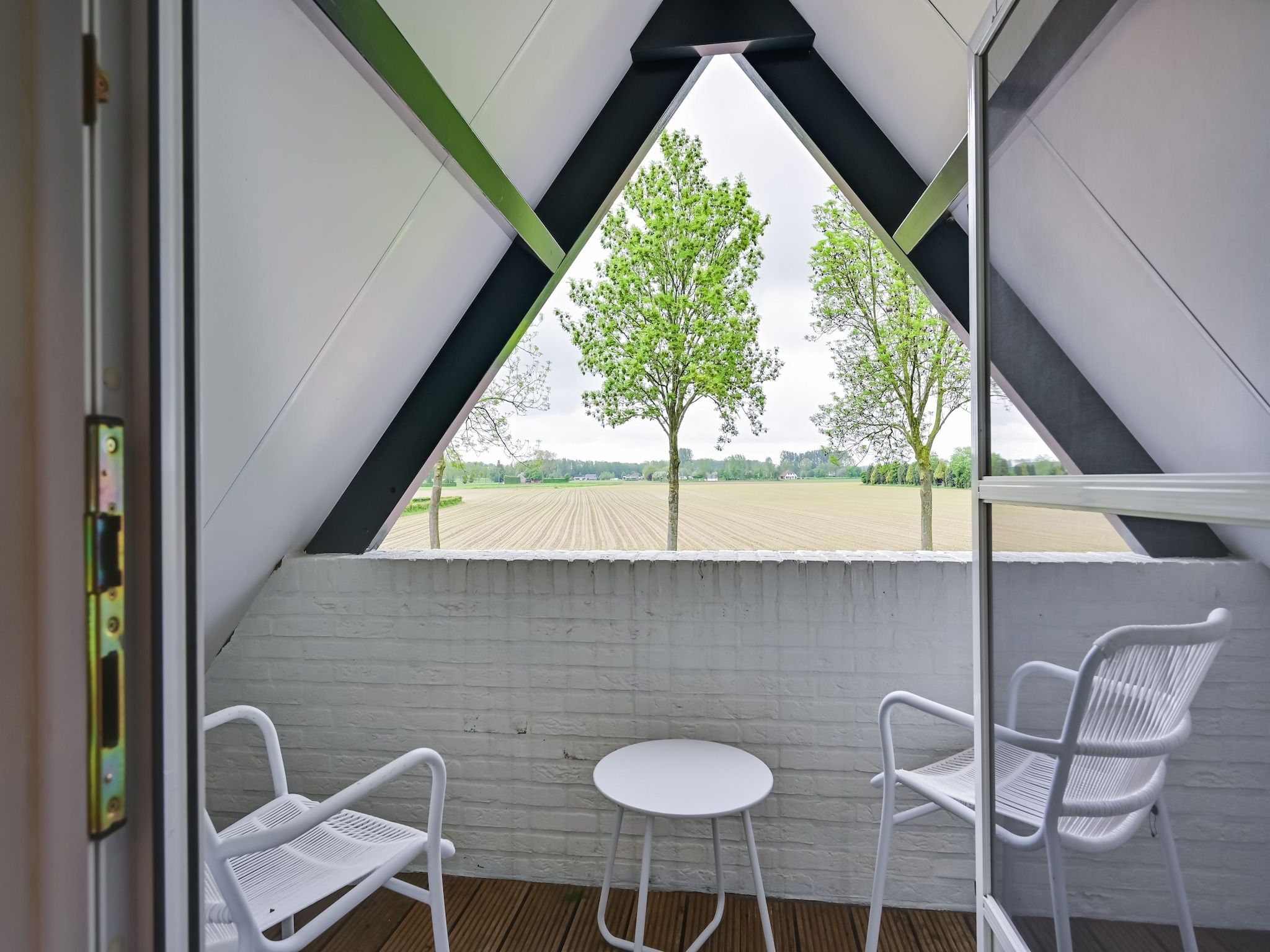 Het uitzicht vanaf Villa Didam in Didam