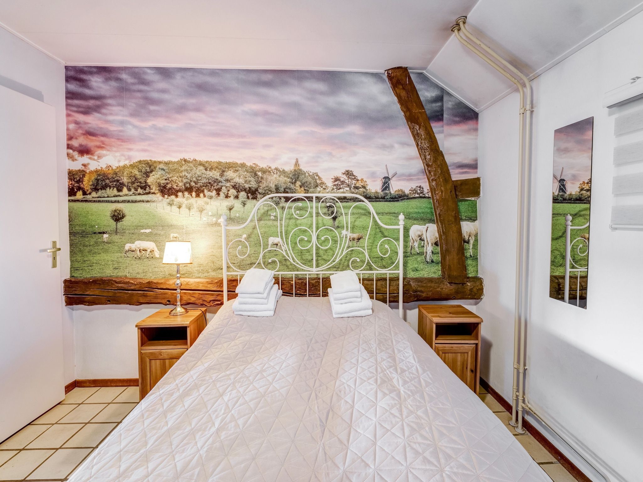 Een slaapkamer van Valleyview Cottages - NR14 in Voerendaal