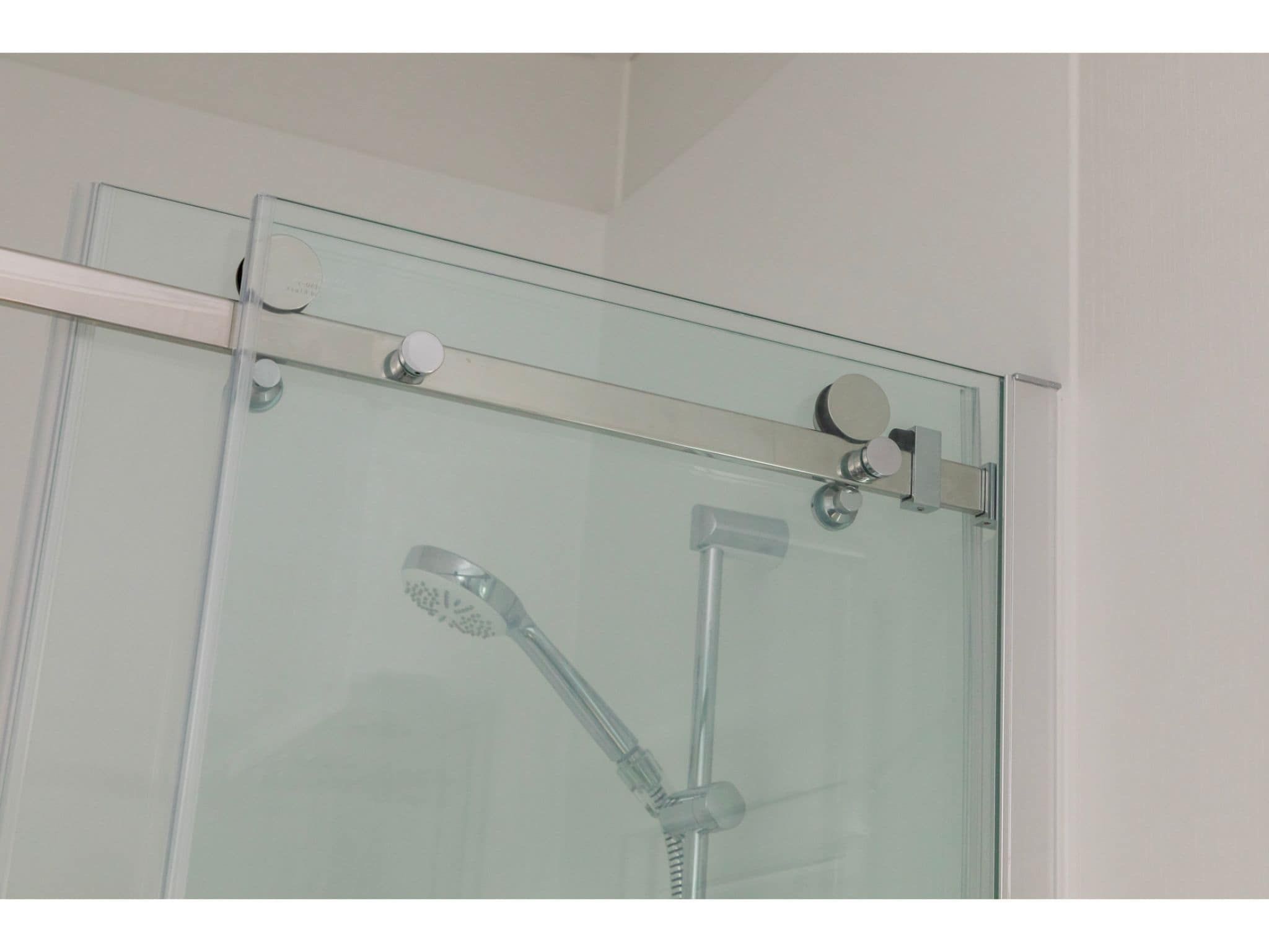 De badkamer van Fort den Haak - Chalet 1 tm 15  hond in Vrouwenpolder