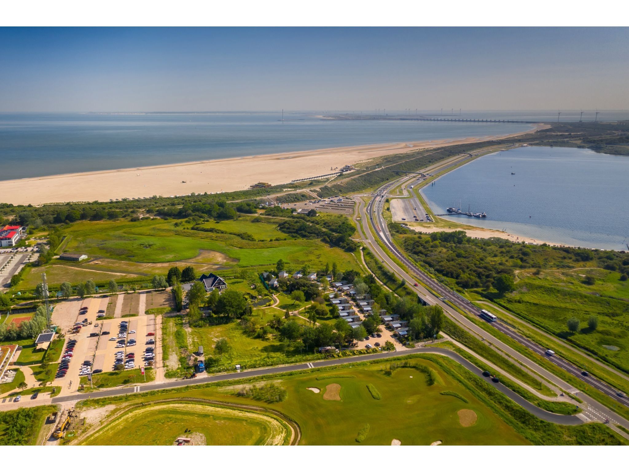 De omgeving van Fort den Haak - Chalet 1 tm 15  hond in Vrouwenpolder