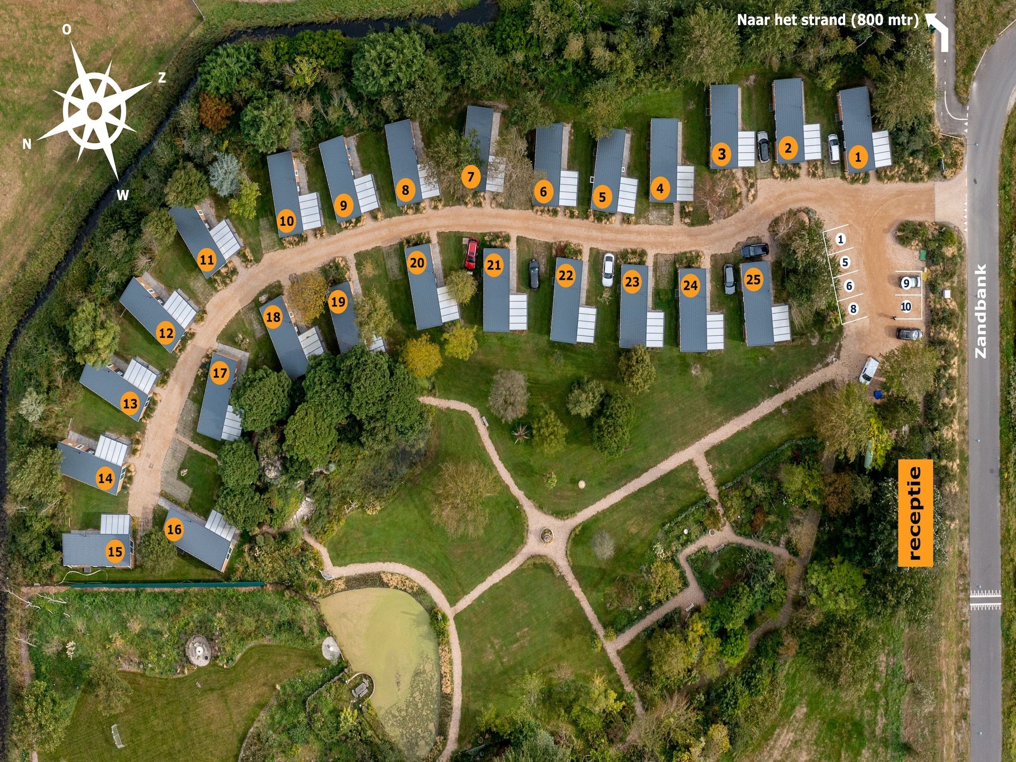 Sfeerbeeld van Fort den Haak - Chalet 1 tm 15  hond in Vrouwenpolder