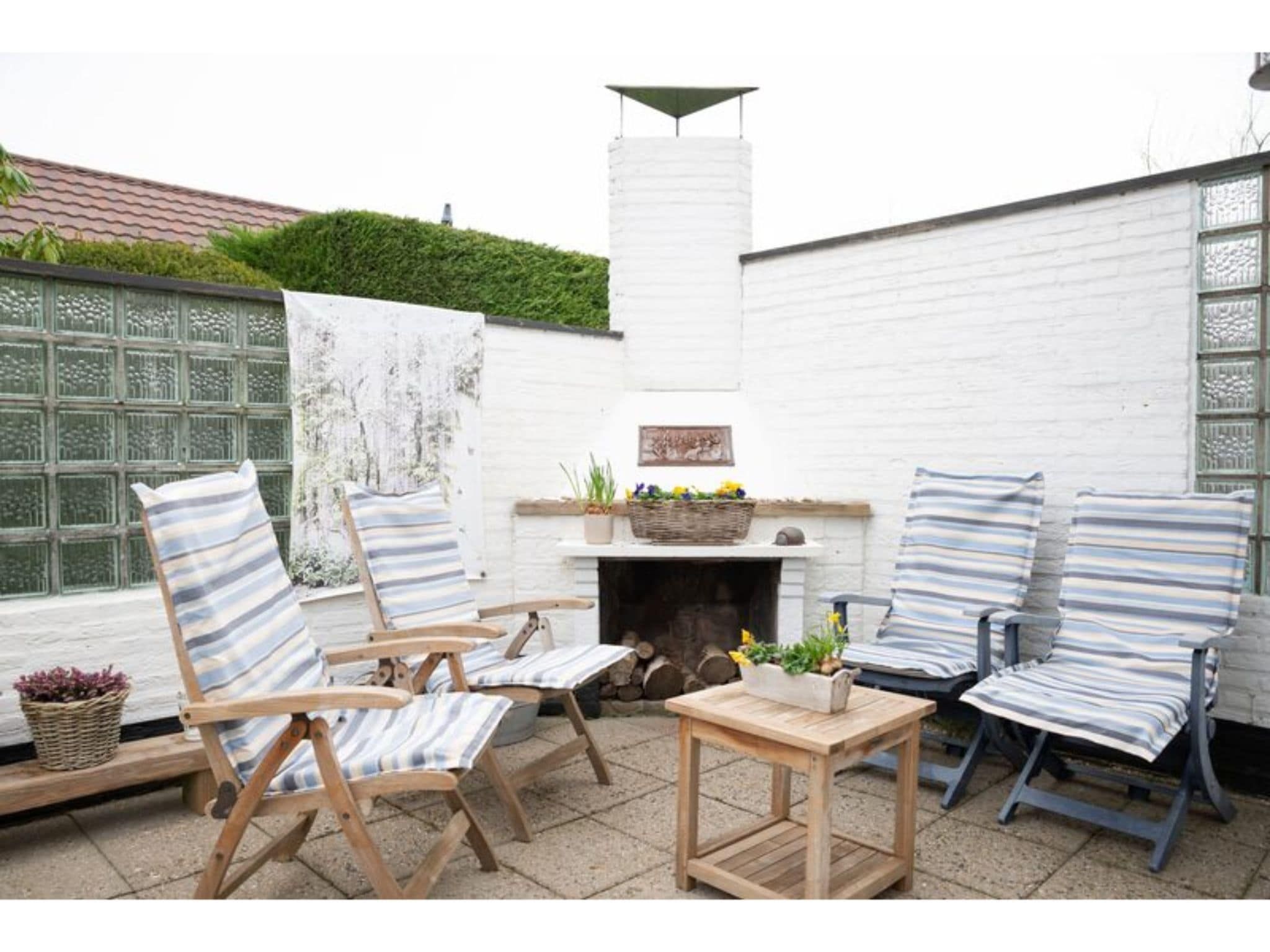 Het terras van Horizon 3 in Renesse