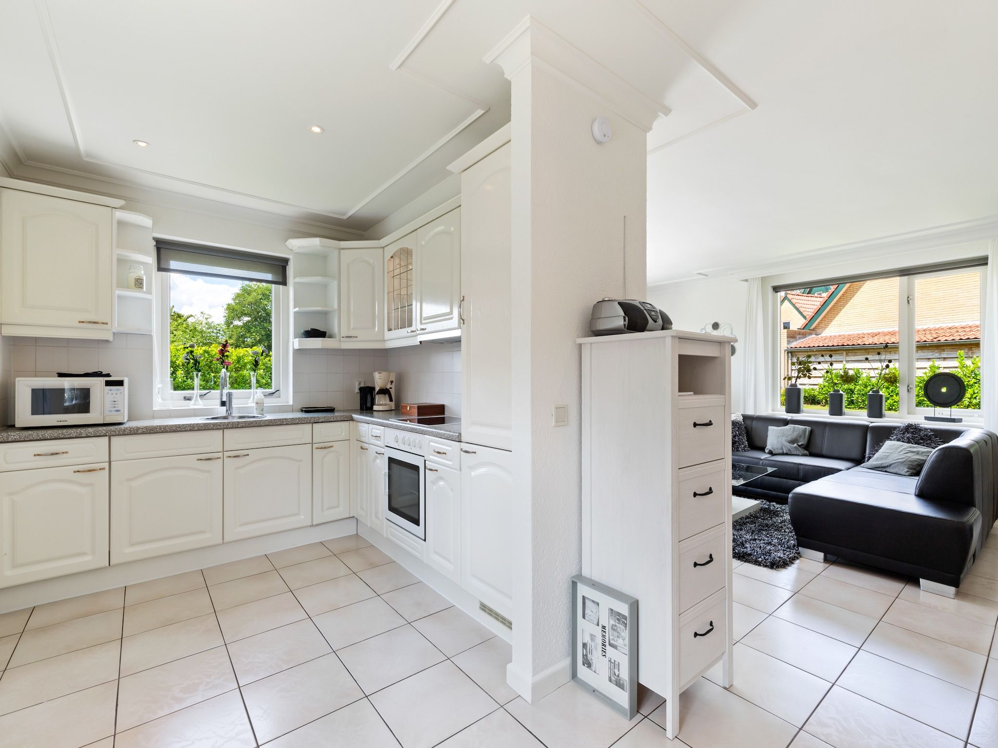 De keuken van Huisje Putten in Putten