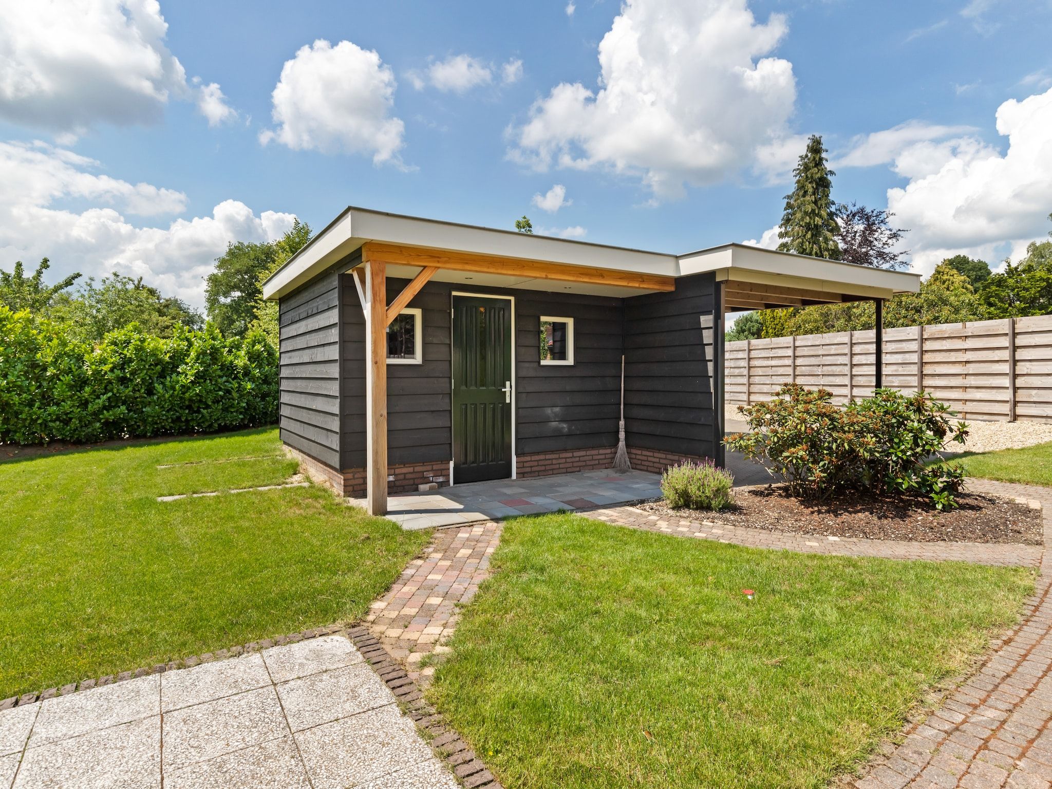 De buitenkant van Huisje Putten in Putten