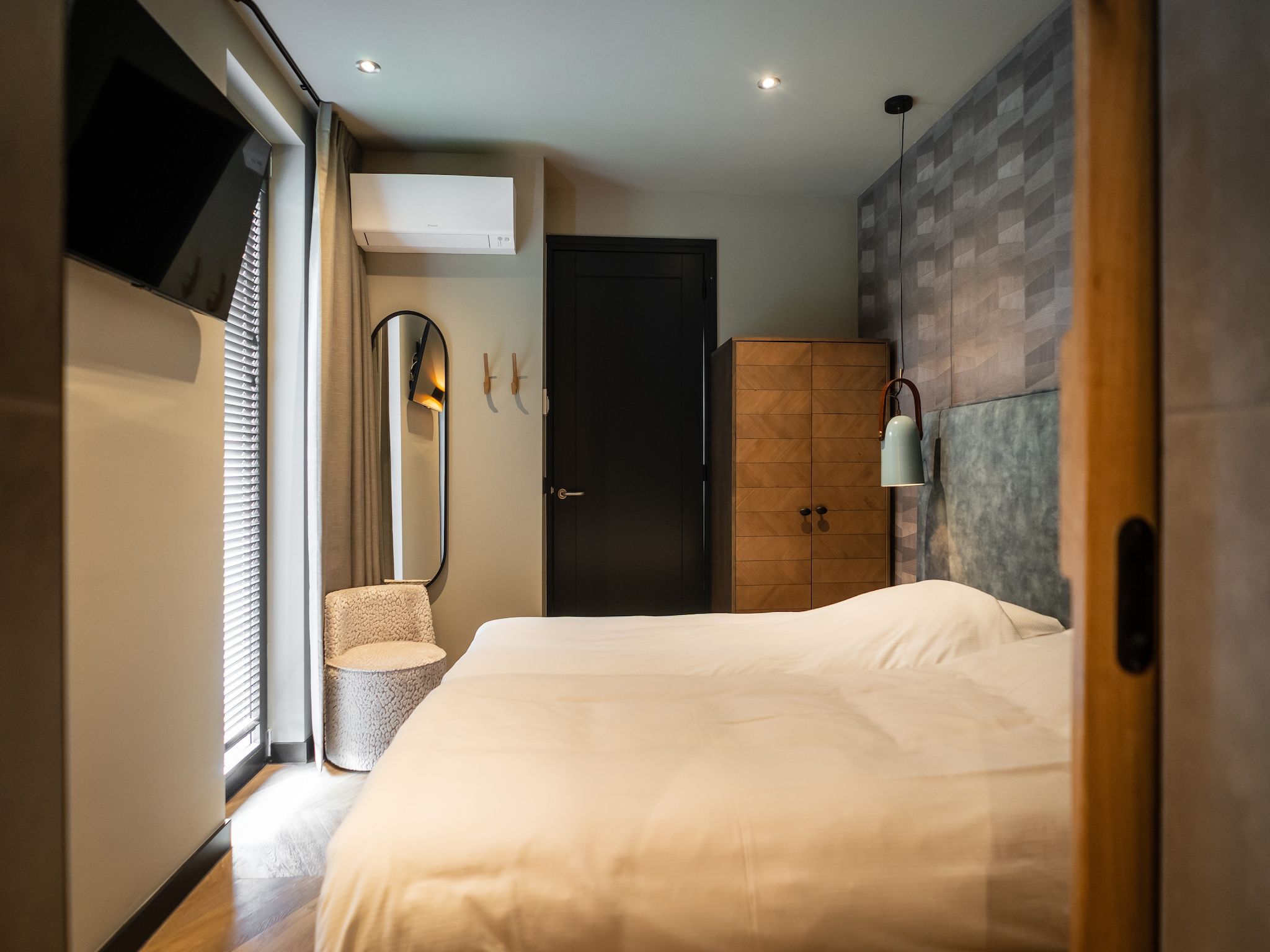 Een slaapkamer van Buytenveldt H2 in De Cocksdorp Texel