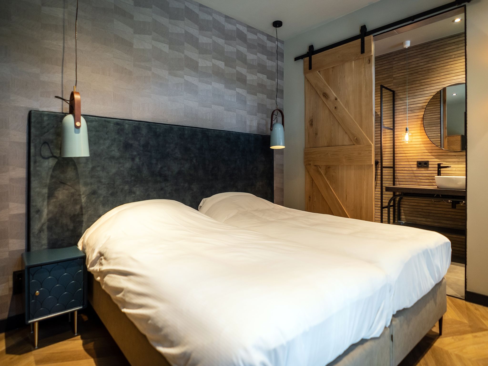 Een slaapkamer van Buytenveldt H3 in De Cocksdorp Texel