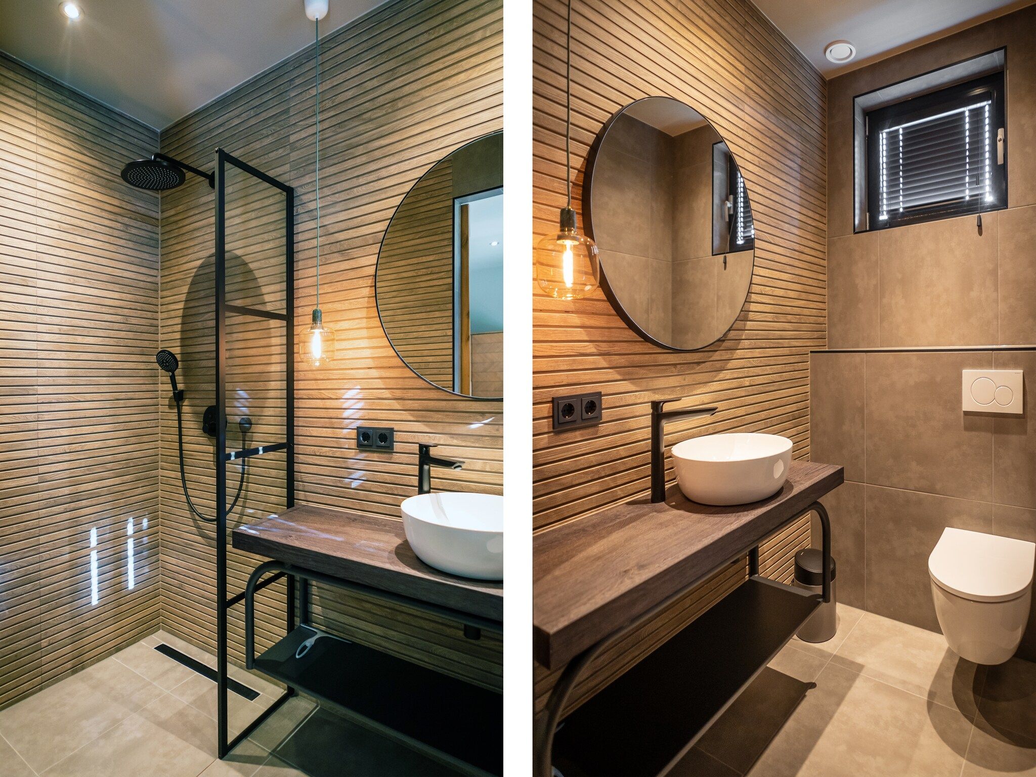 De badkamer van Buytenveldt H3 in De Cocksdorp Texel