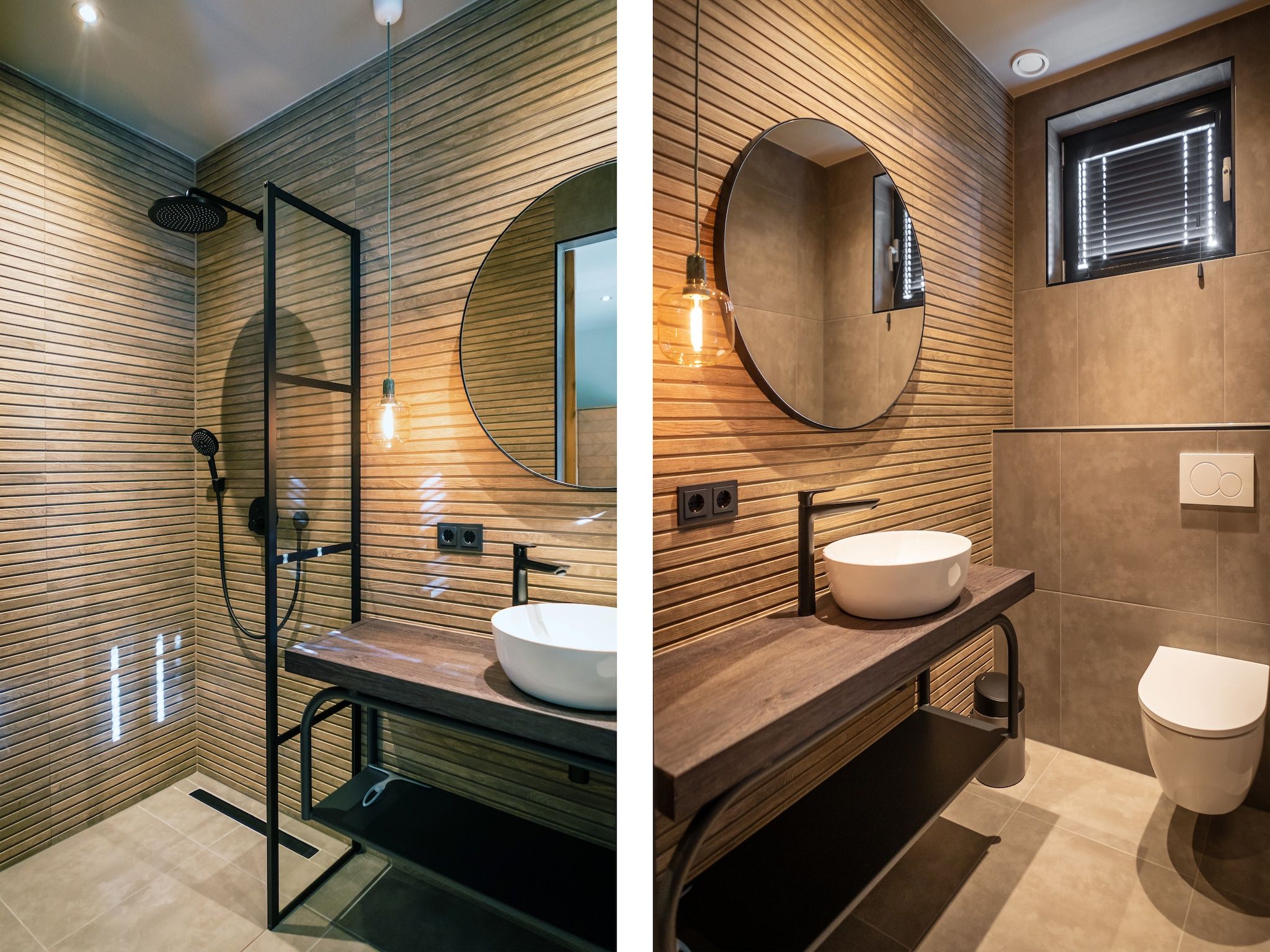 De badkamer van Buytenveldt H4 in De Cocksdorp Texel