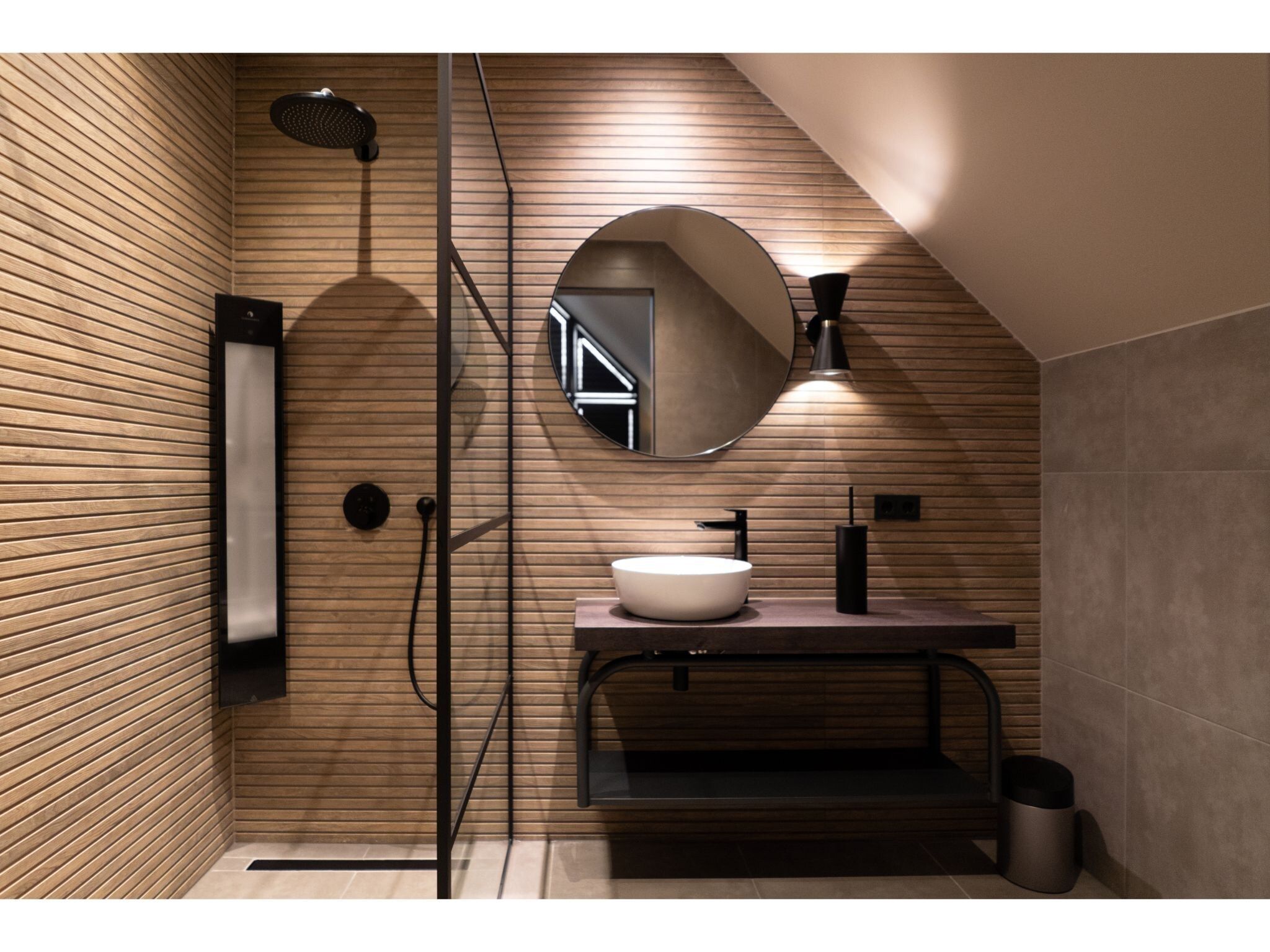 De badkamer van Buytenveldt H4 in De Cocksdorp Texel