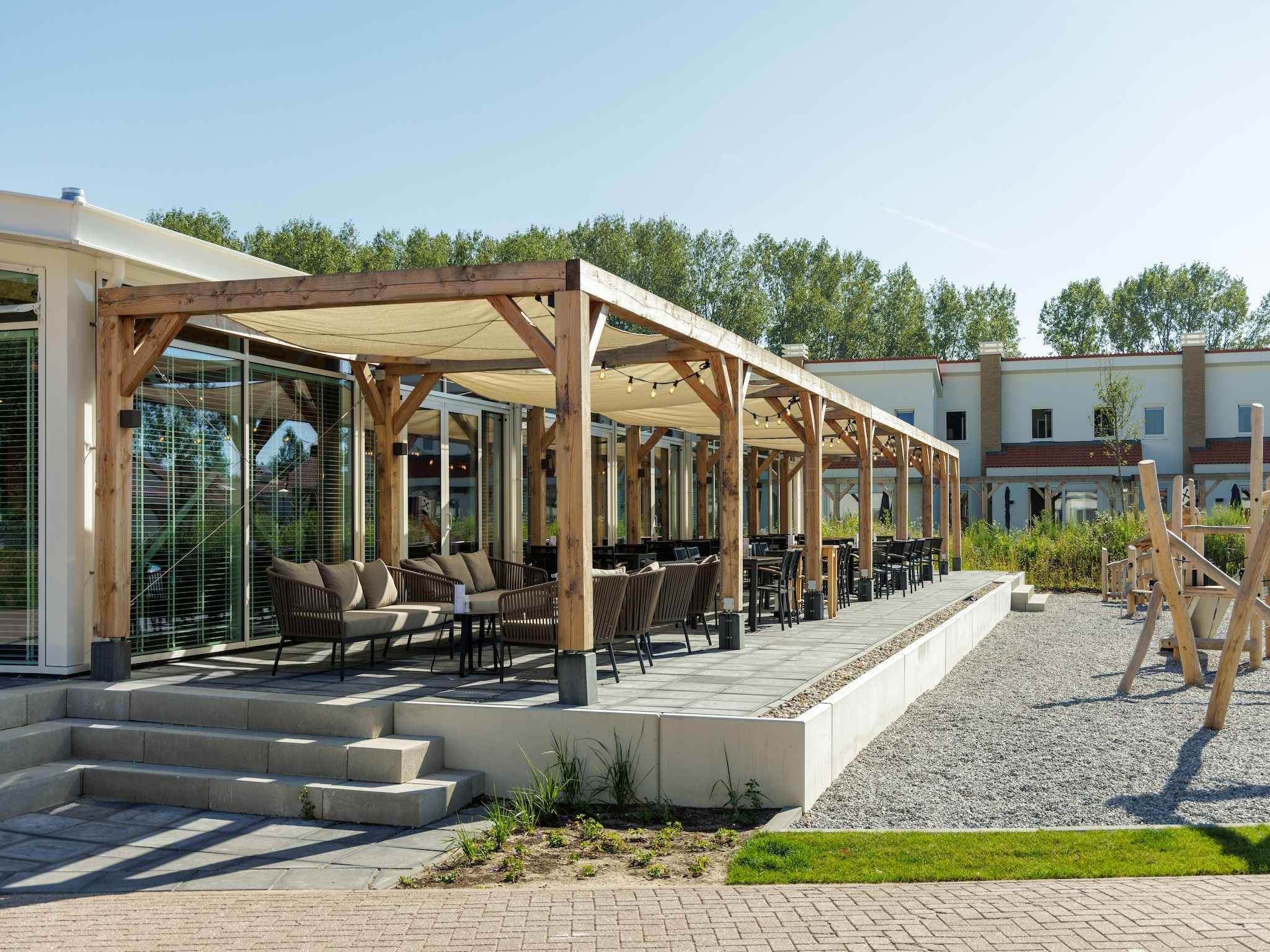 Parkfaciliteiten bij Duinresort Dunimar 1 in Noordwijkerhout