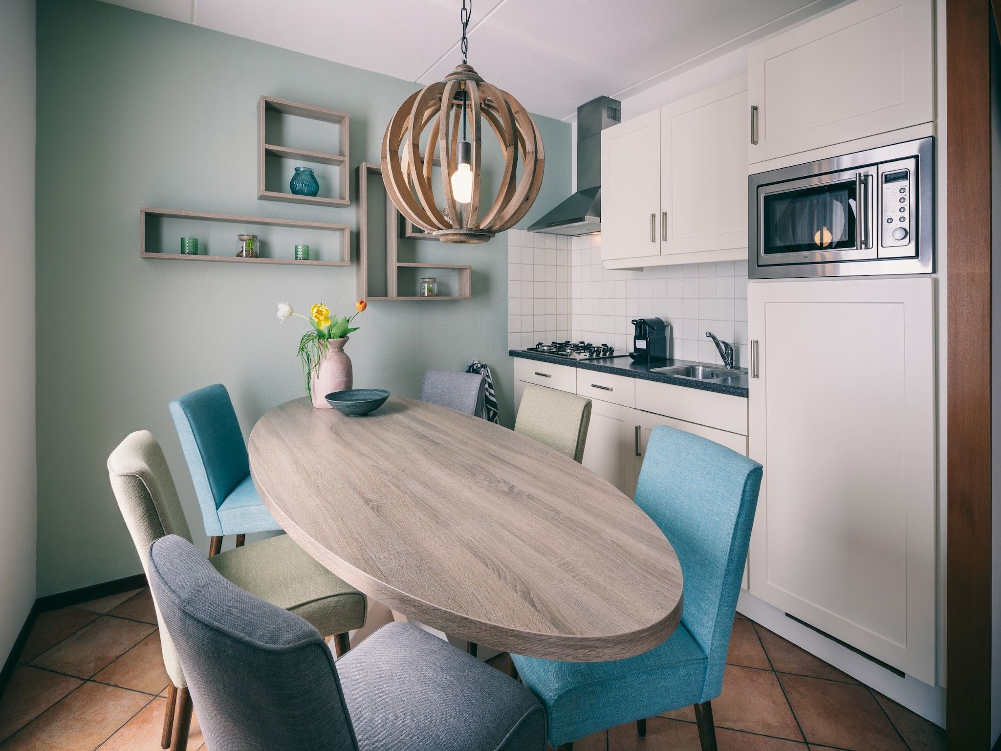 De eetkamer van Duinresort Dunimar 2 in Noordwijkerhout