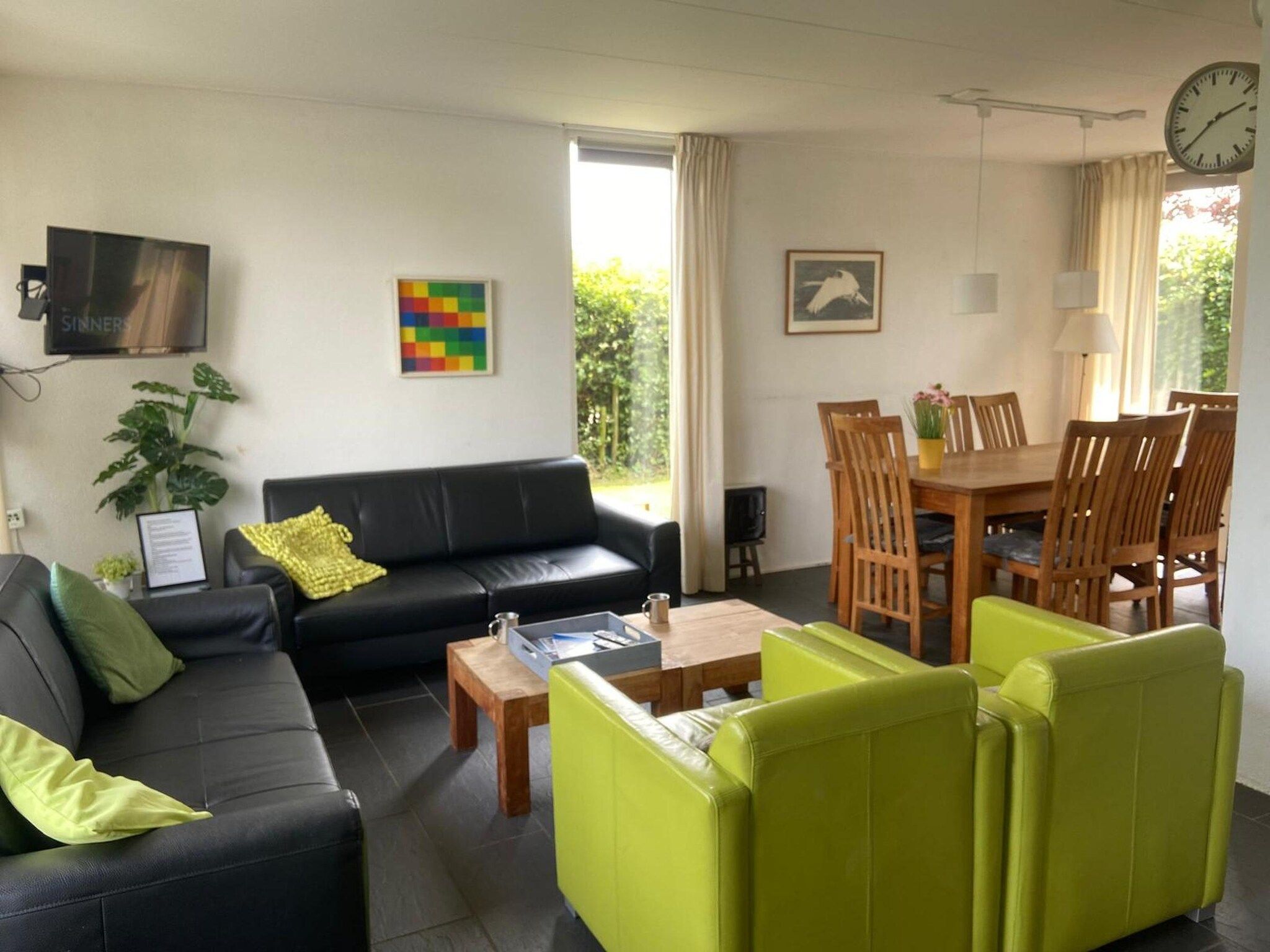 De woonkamer van Scharsterlaan 9 in Boornzwaag