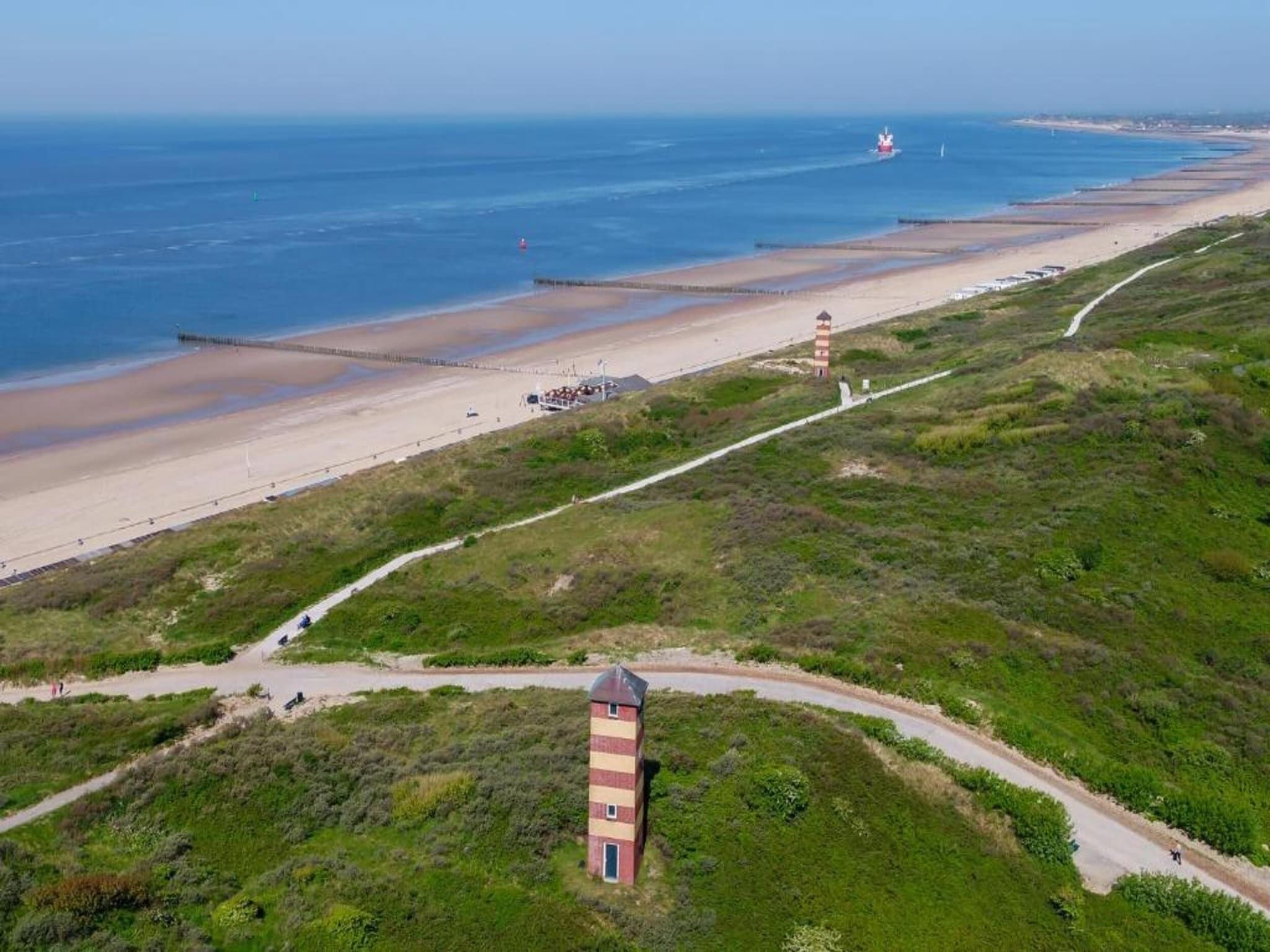 De omgeving van Ooststraat 7 in Domburg