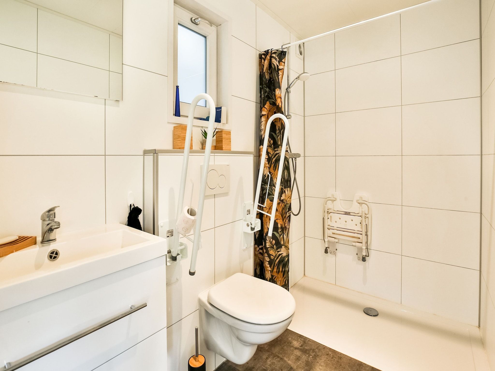 De badkamer van Het Eikeltje in Tripscompagnie