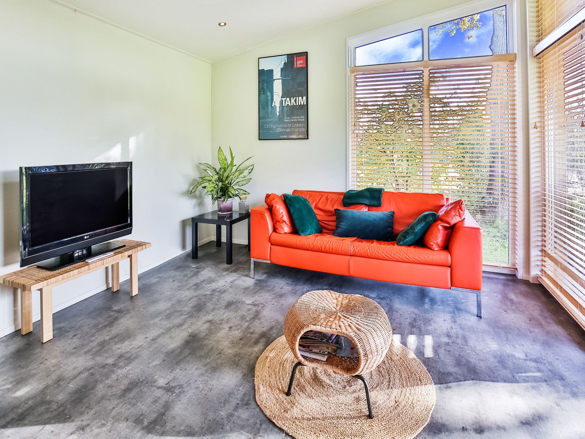 De woonkamer van Het Eikeltje in Tripscompagnie