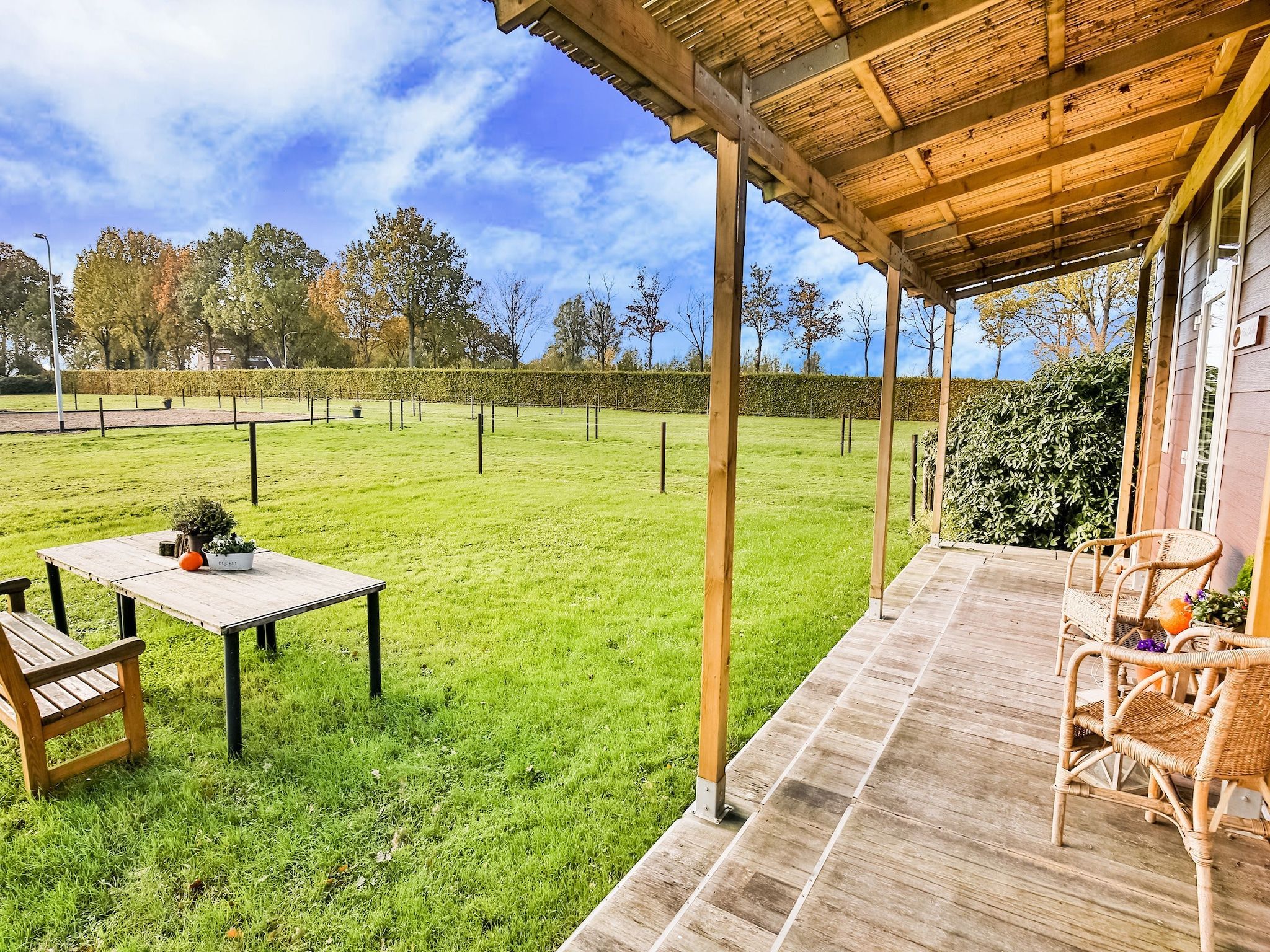 Het terras van Het Eikeltje in Tripscompagnie