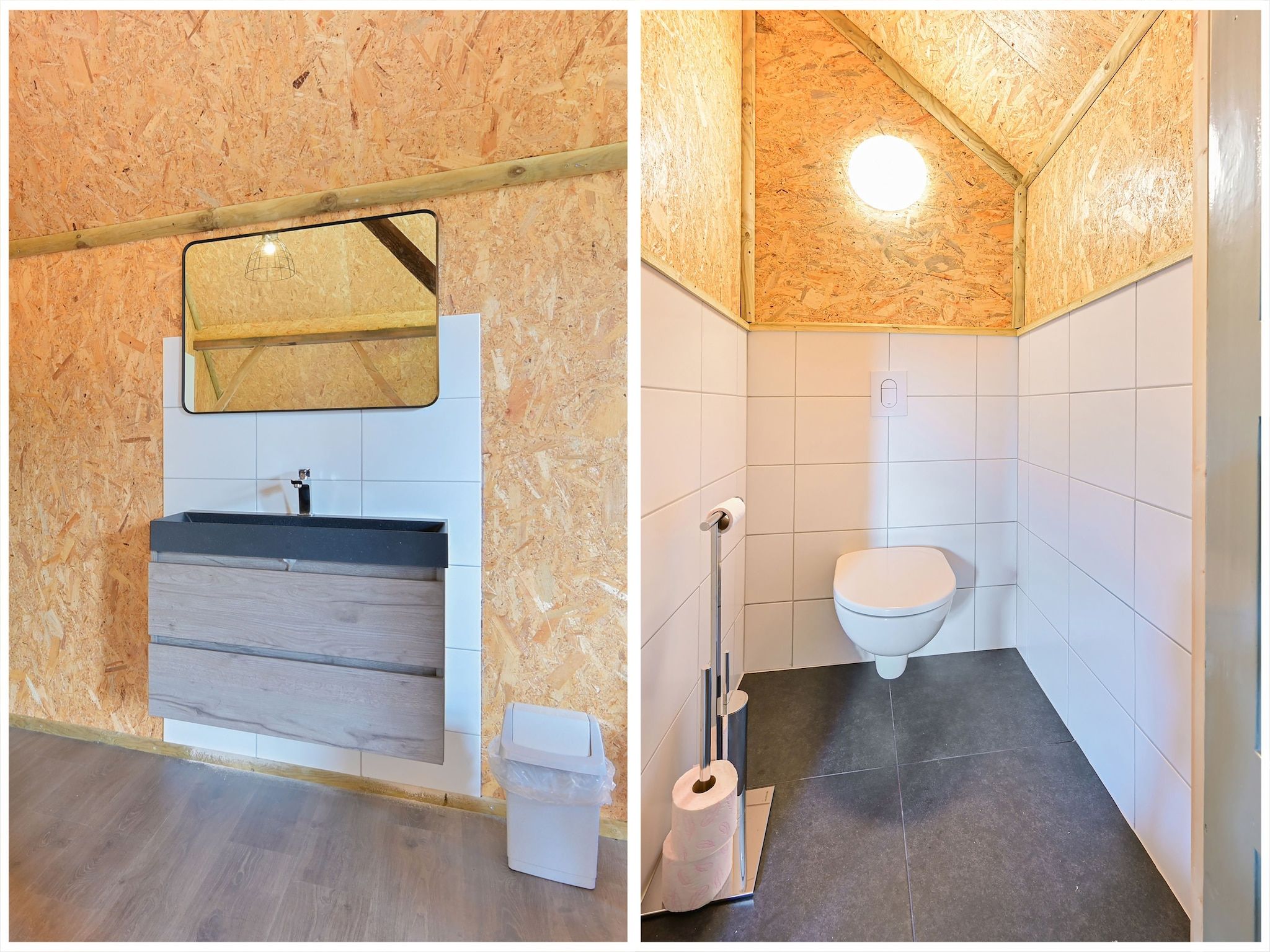 De badkamer van Welskerveen 5 in De Heurne