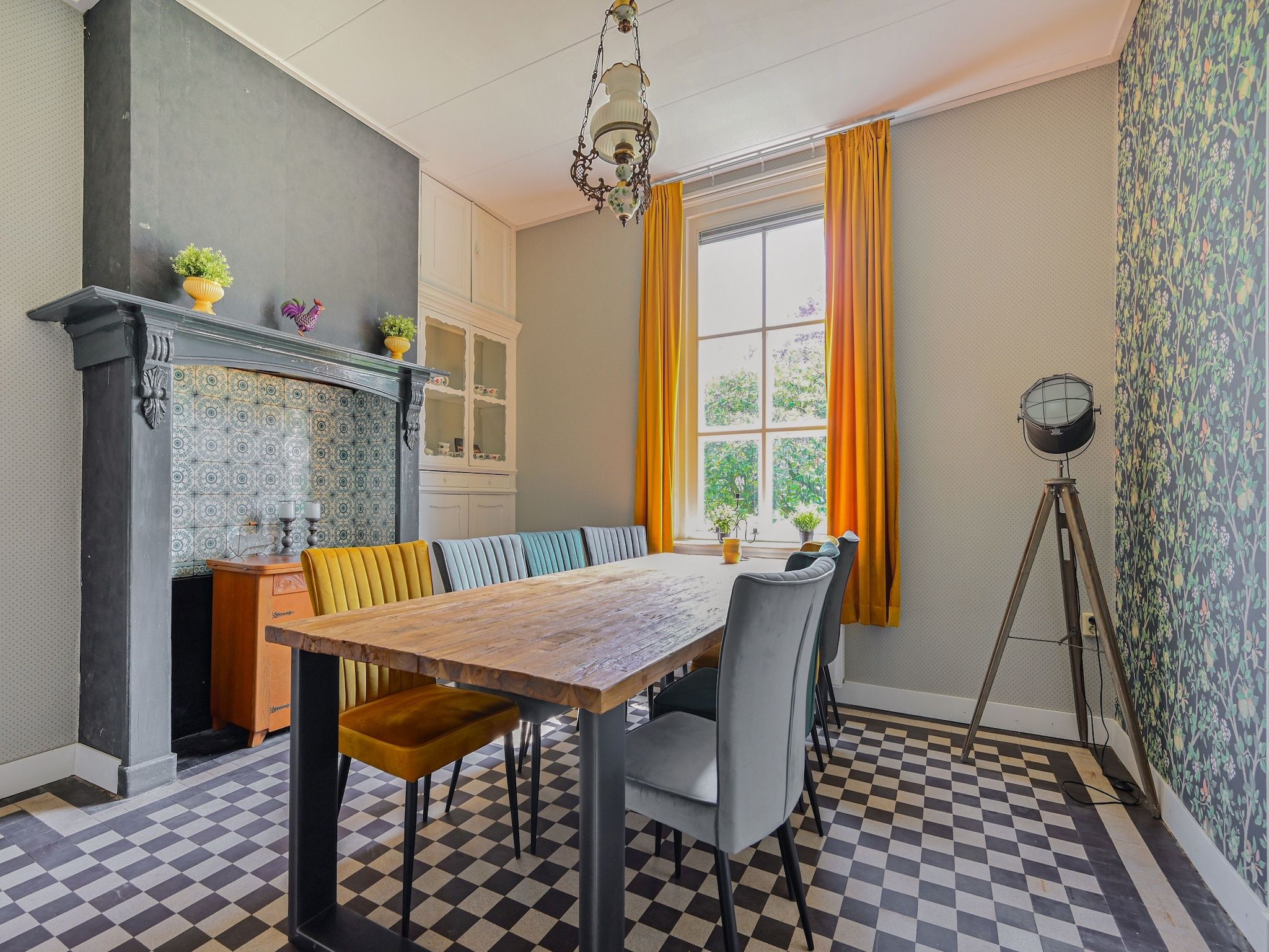 De eetkamer van Welskerveen 5 in De Heurne