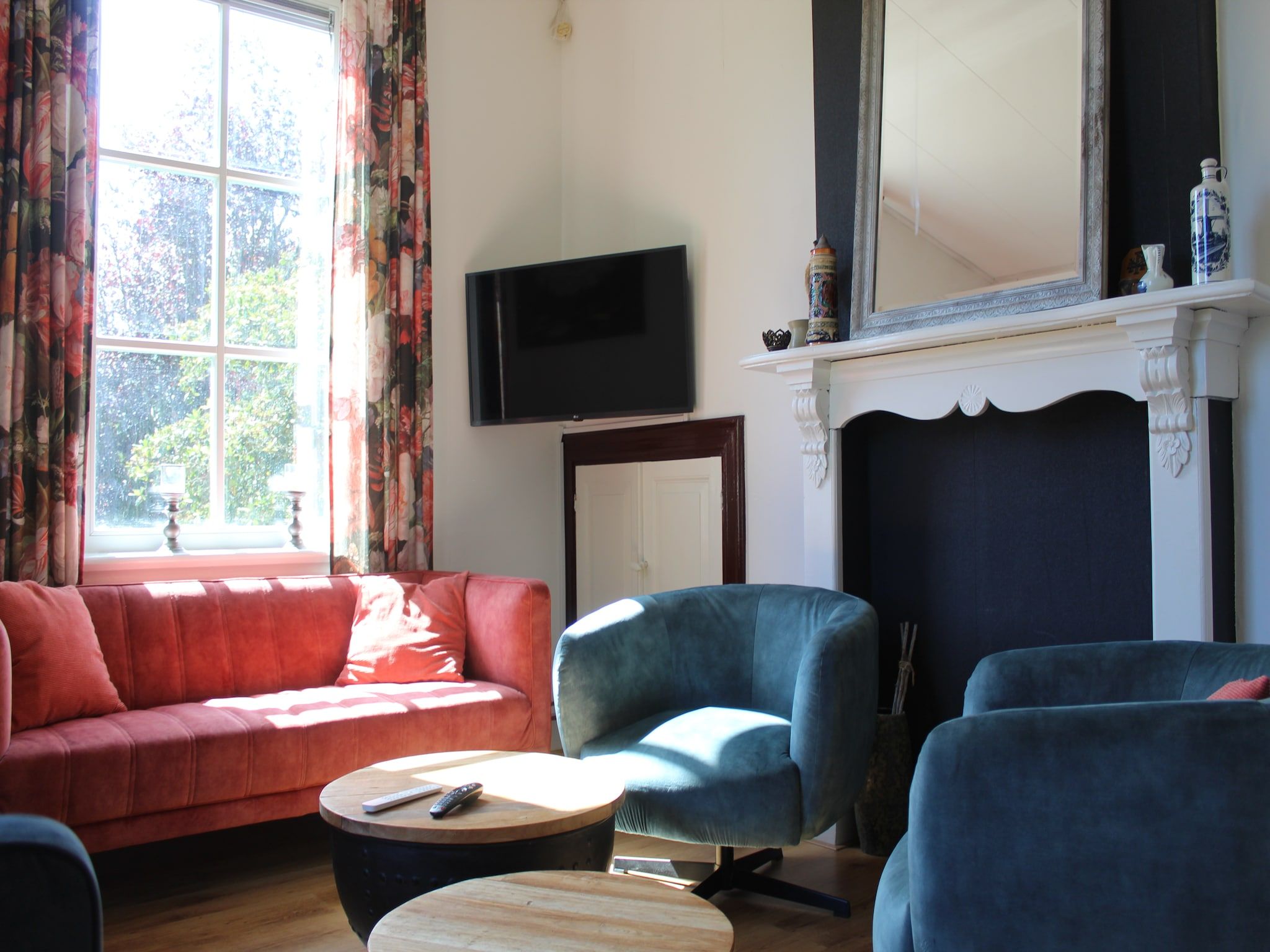 De woonkamer van Welskerveen 5 in De Heurne