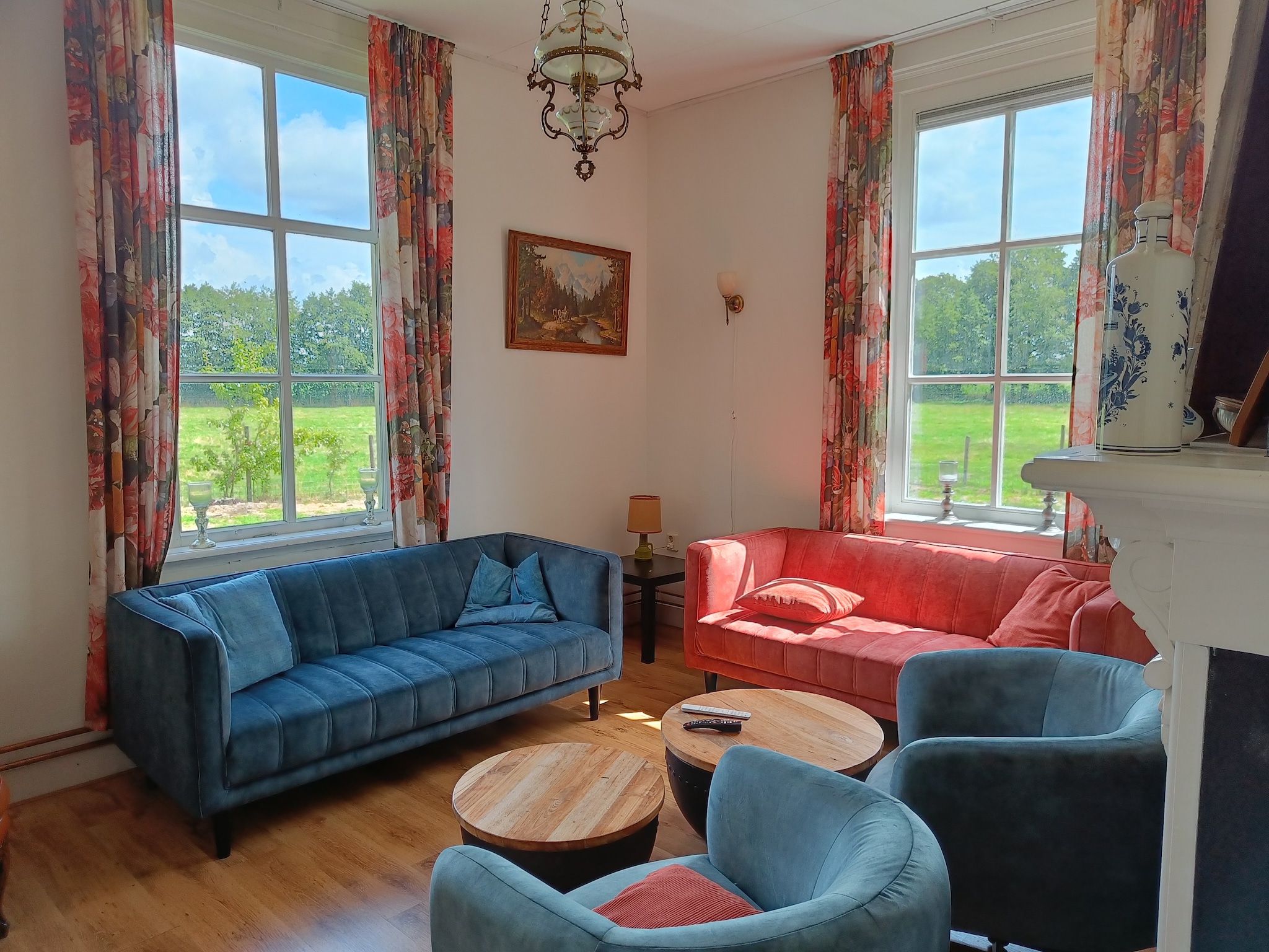 De woonkamer van Welskerveen 5 in De Heurne