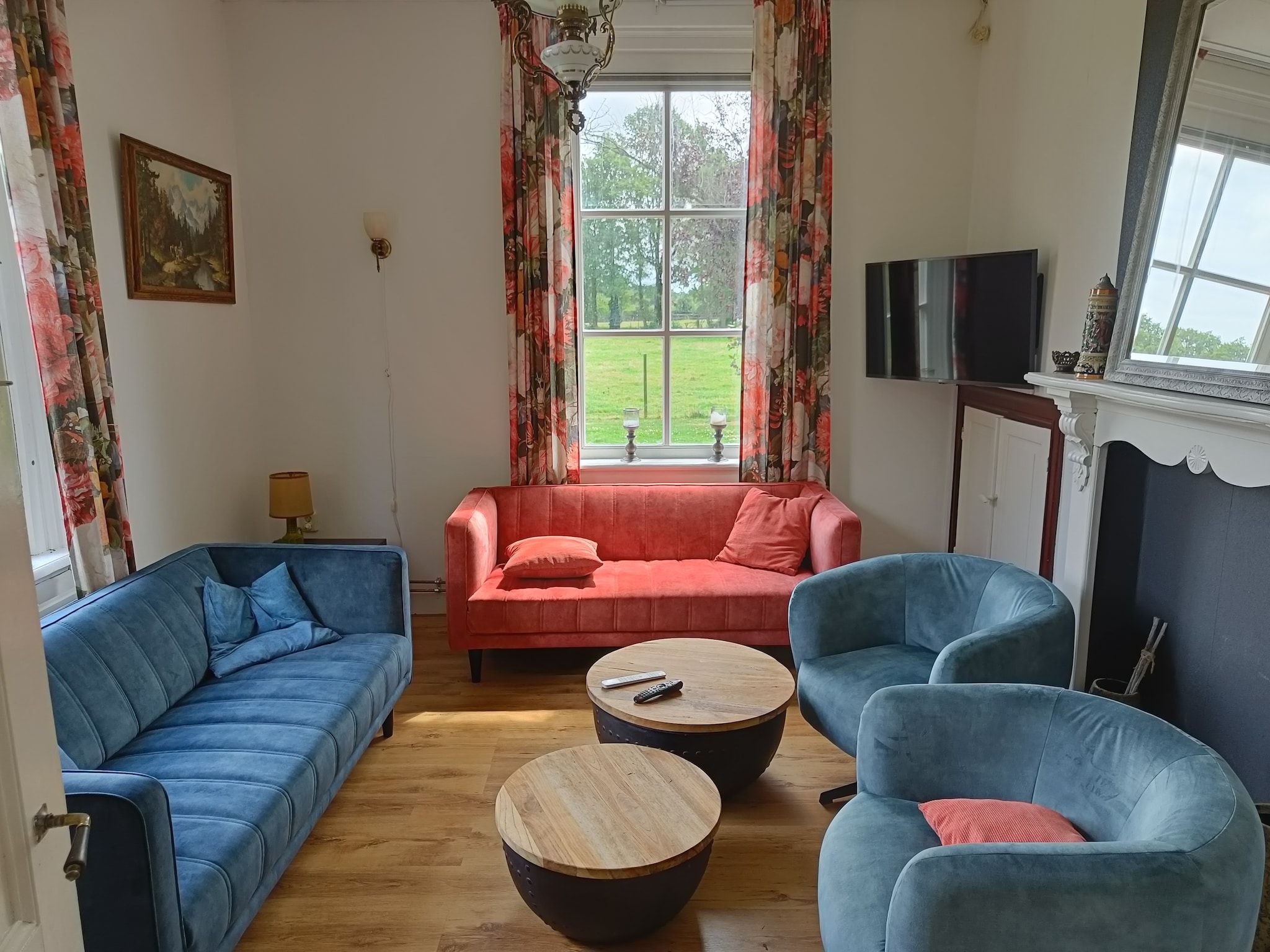 De woonkamer van Welskerveen 5 in De Heurne