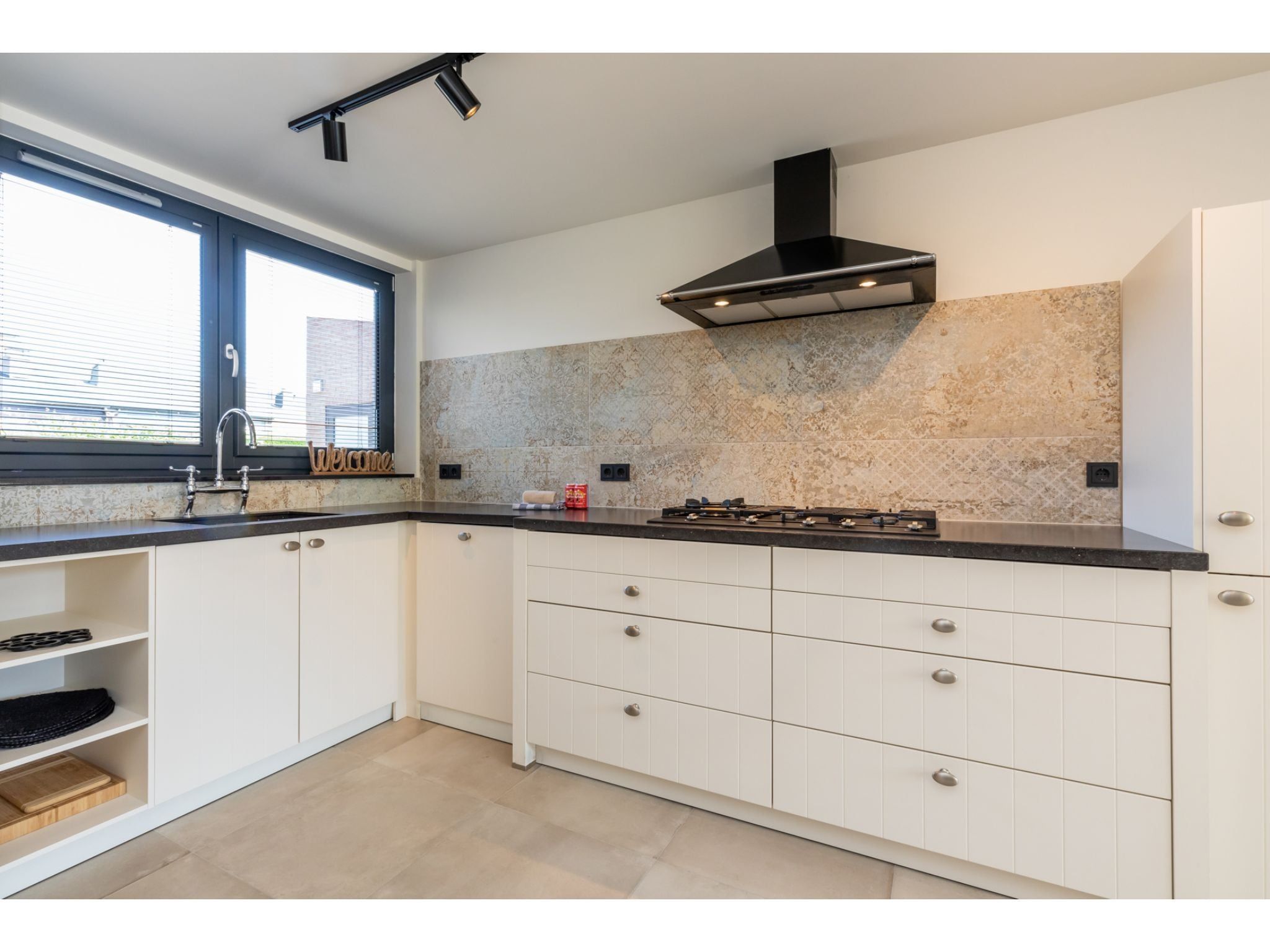 De keuken van Lepelblad 42 in Nieuwvliet-Bad