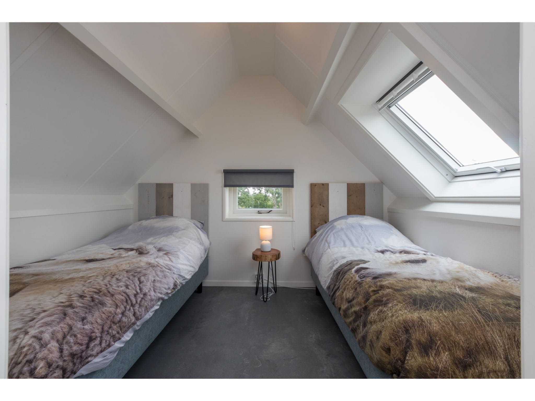 Een slaapkamer van Vakantiehuis Groeneweg 3 'Jikkemien in Koudekerke