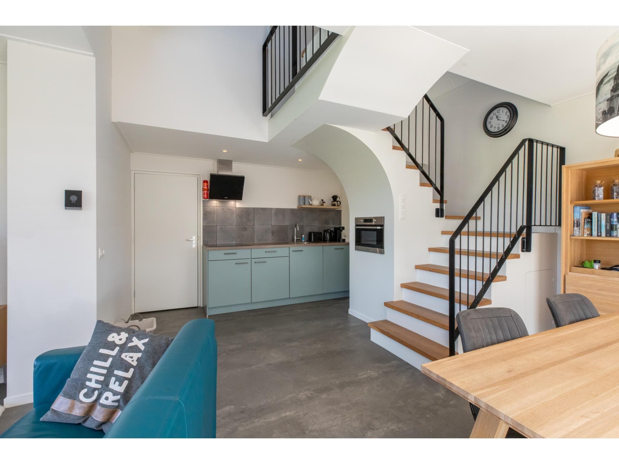 De woonkamer van Vakantiehuis Groeneweg 3 'Jikkemien in Koudekerke