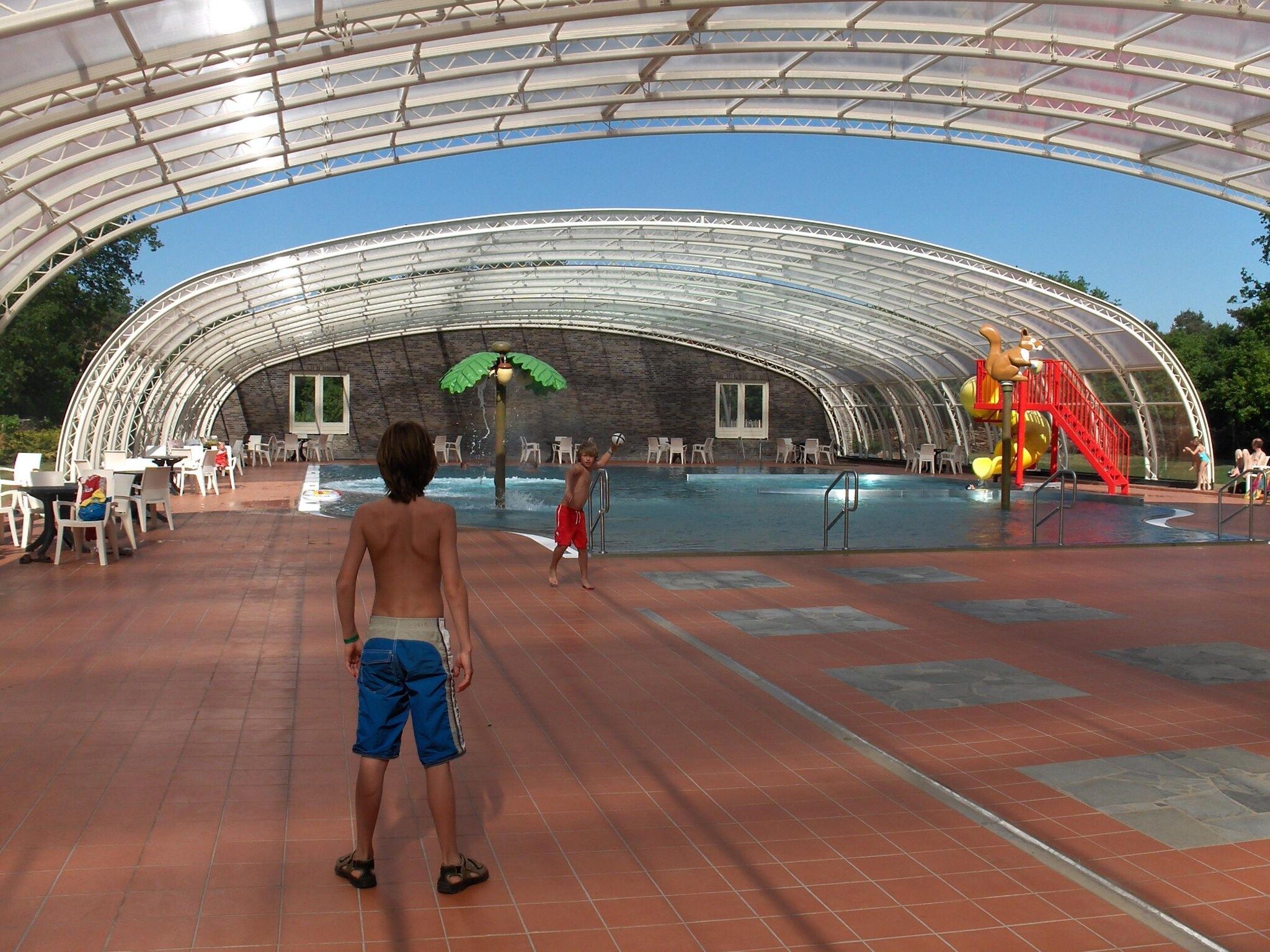 Parkfaciliteiten bij Vakantiepark Herperduin 17 in Herpen