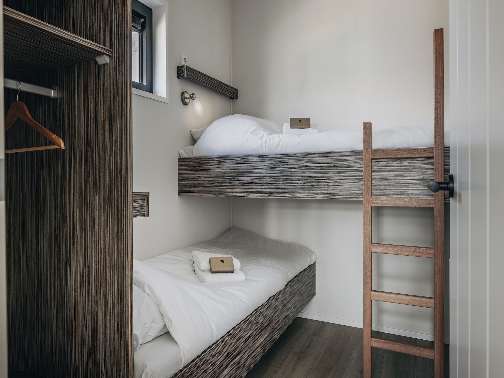 Een slaapkamer van Park Wijdenes 1 in Wijdenes