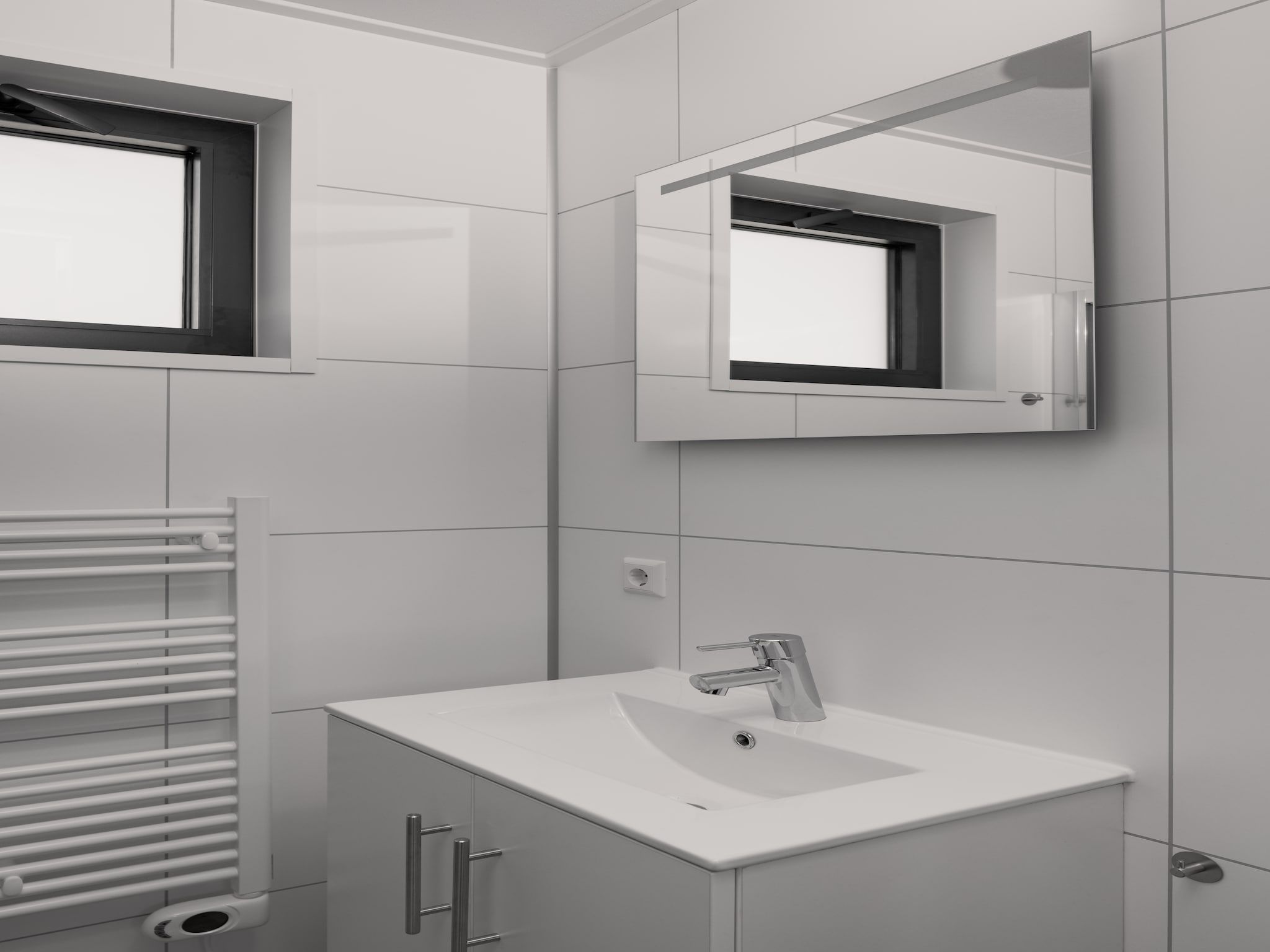 De badkamer van Park Wijdenes 1 in Wijdenes