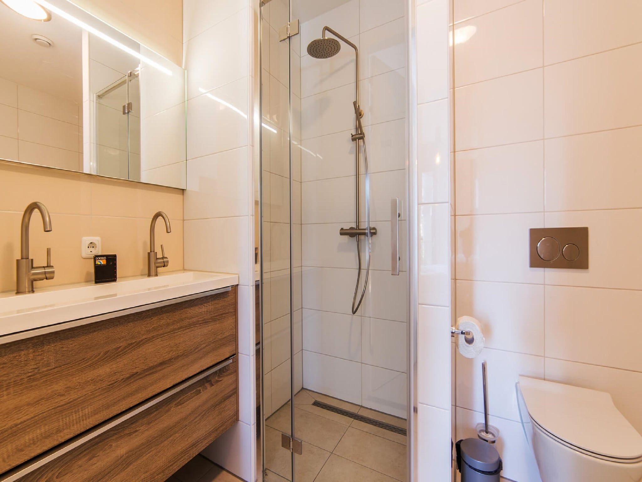 De badkamer van Resort Maastricht 25 in Maastricht