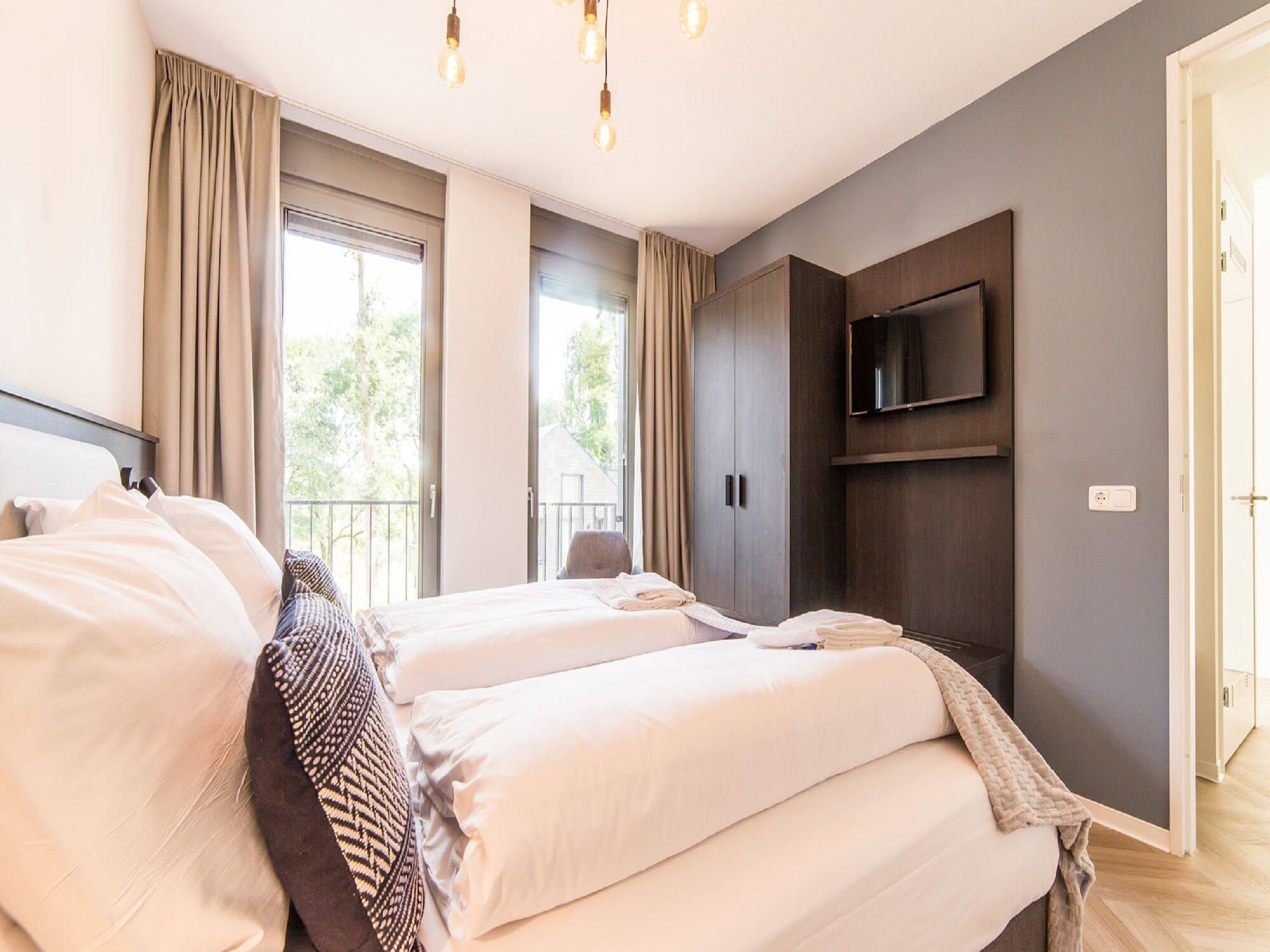 Een slaapkamer van Resort Maastricht 25 in Maastricht