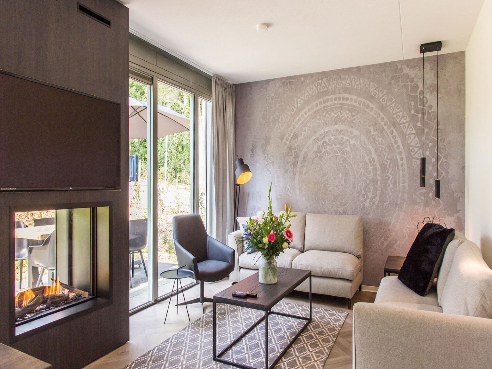 De woonkamer van Resort Maastricht 26 in Maastricht